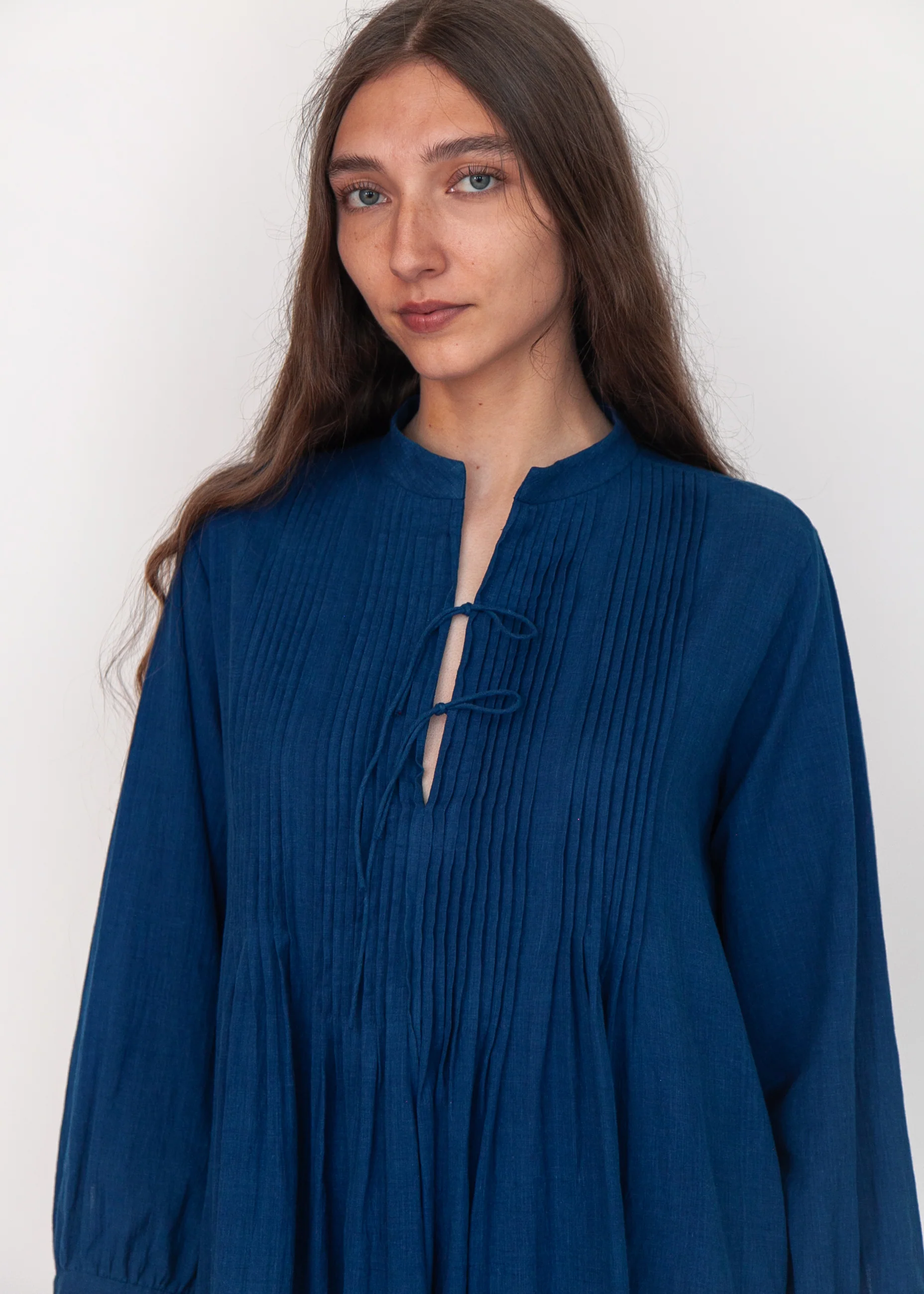 Aditi Natural Indigo Dress - Image 3
