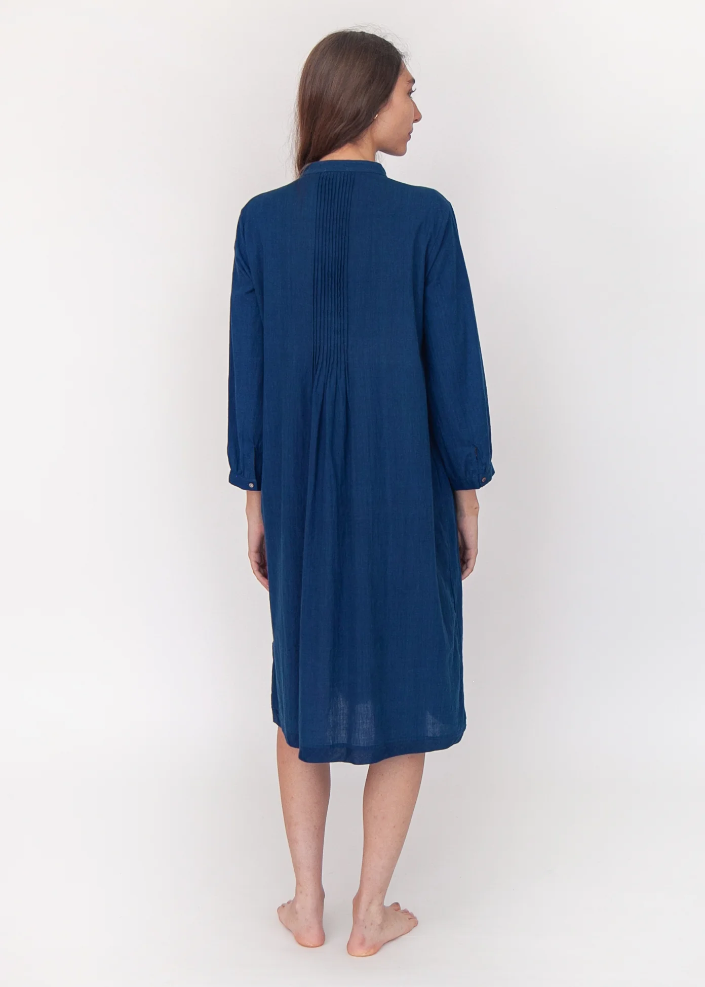 Aditi Natural Indigo Dress - Image 6