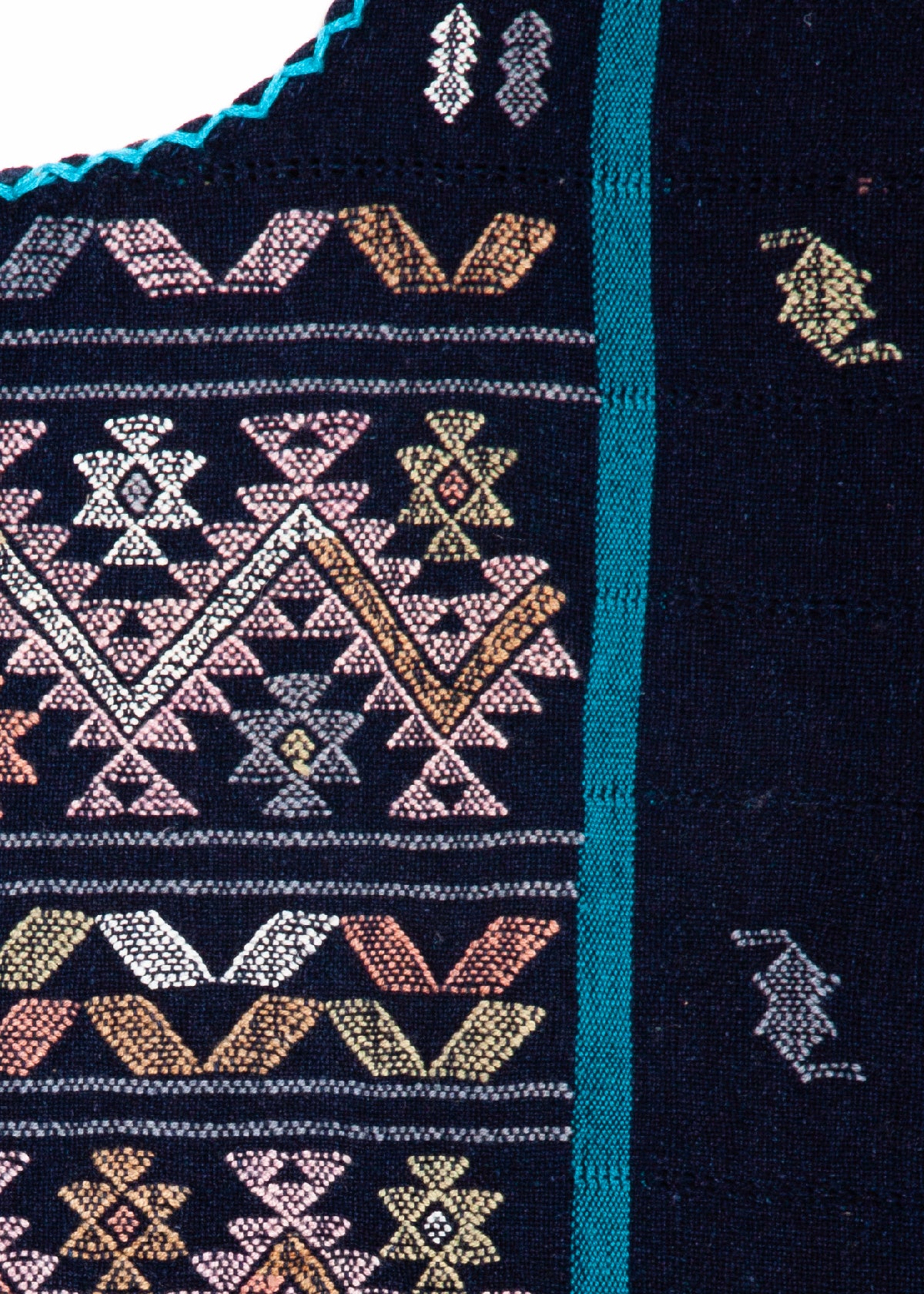 Amuzgo Top Natural Indigo #12 - Image 3