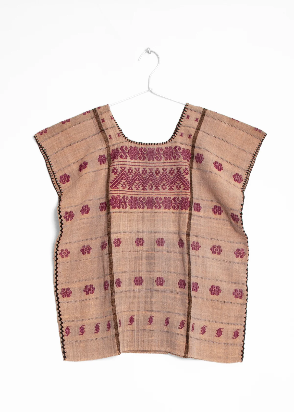 Amuzgo Top Natural Indigo #8