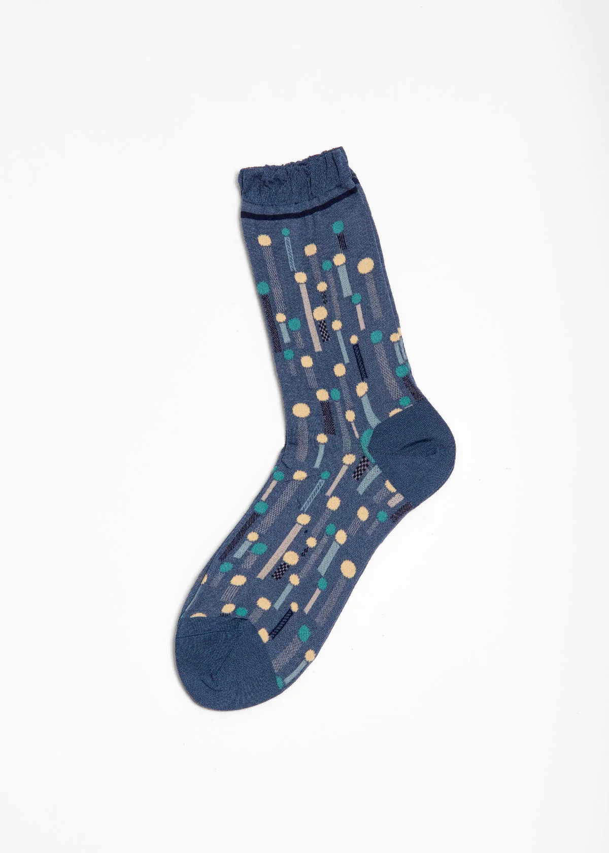 Antipast Dream Polka Dot Mid Socks - Blue