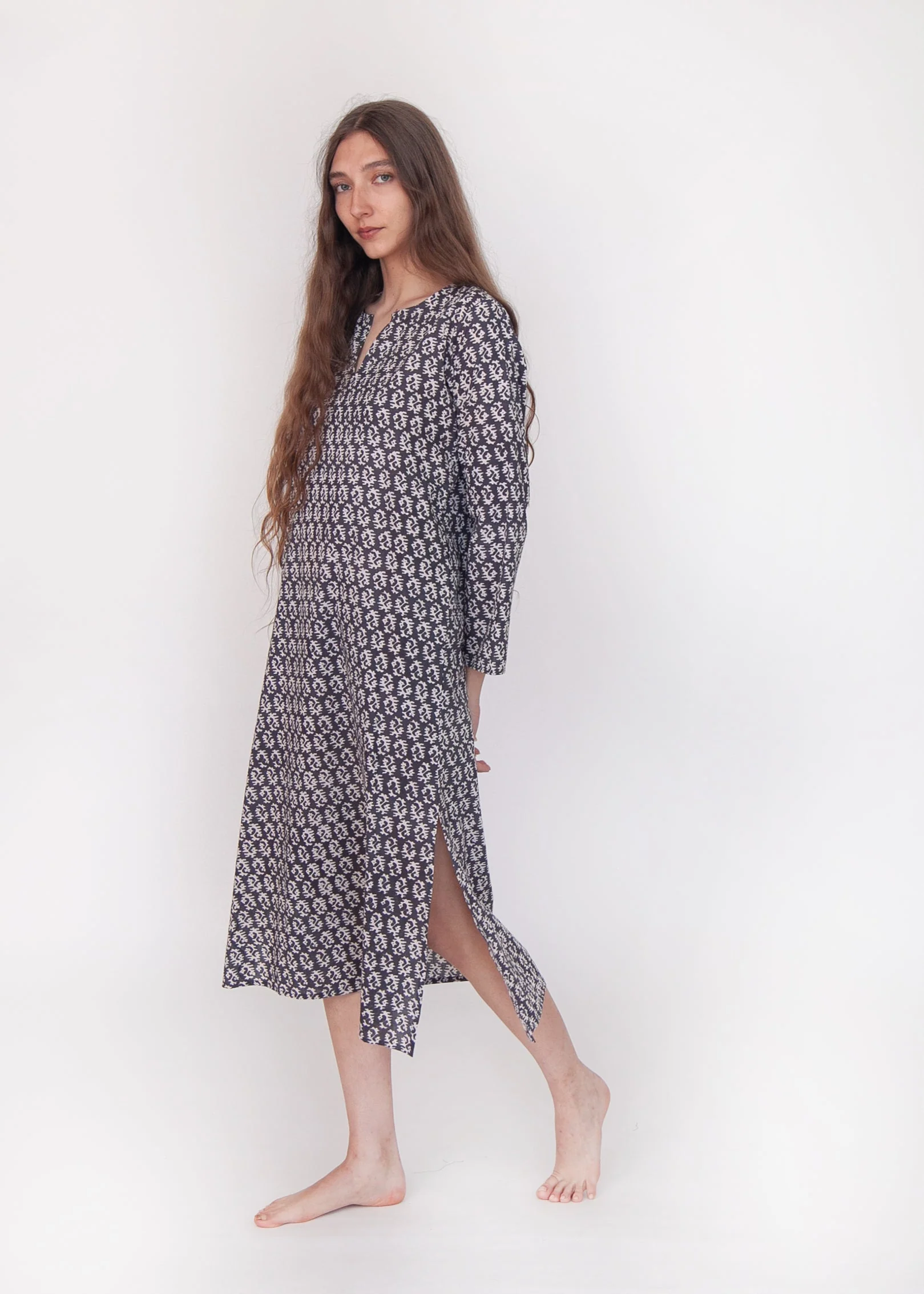 Celaya Greece Kurta - Nero - Image 2