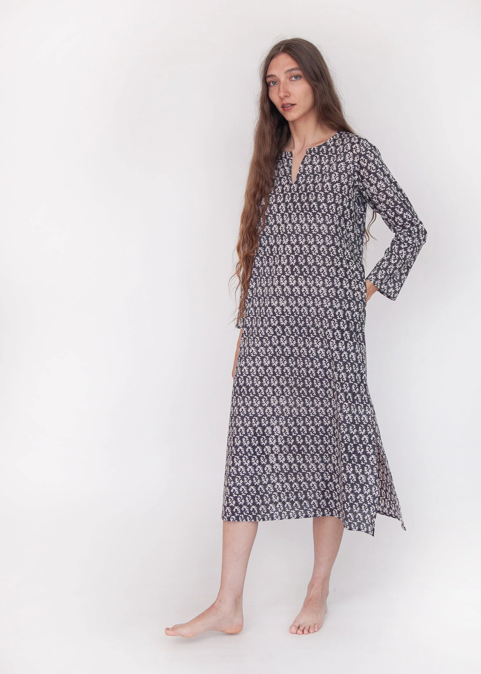 Celaya Greece Kurta - Nero - Image 3