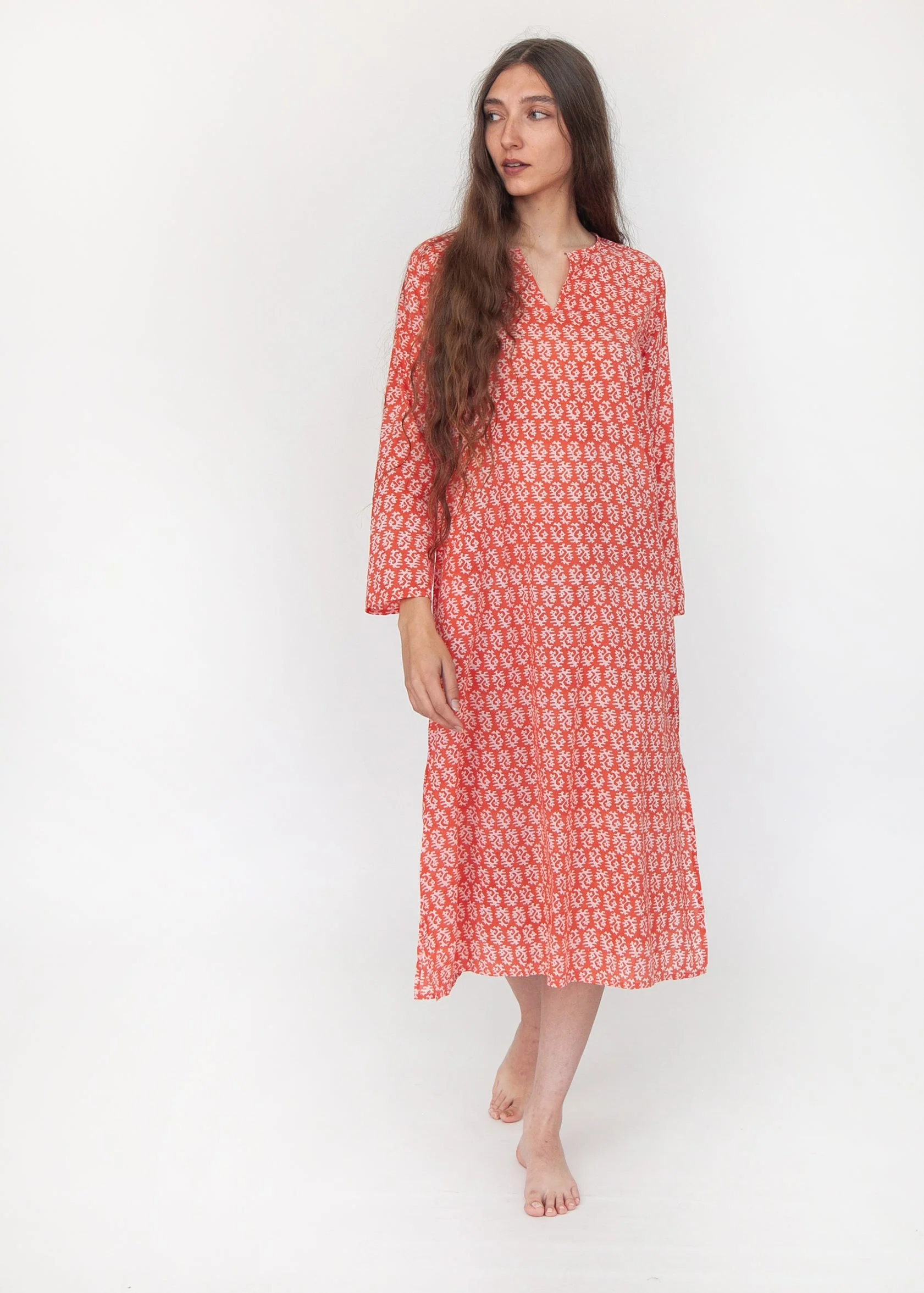 Celaya Greece Kurta - Poppy - Image 2