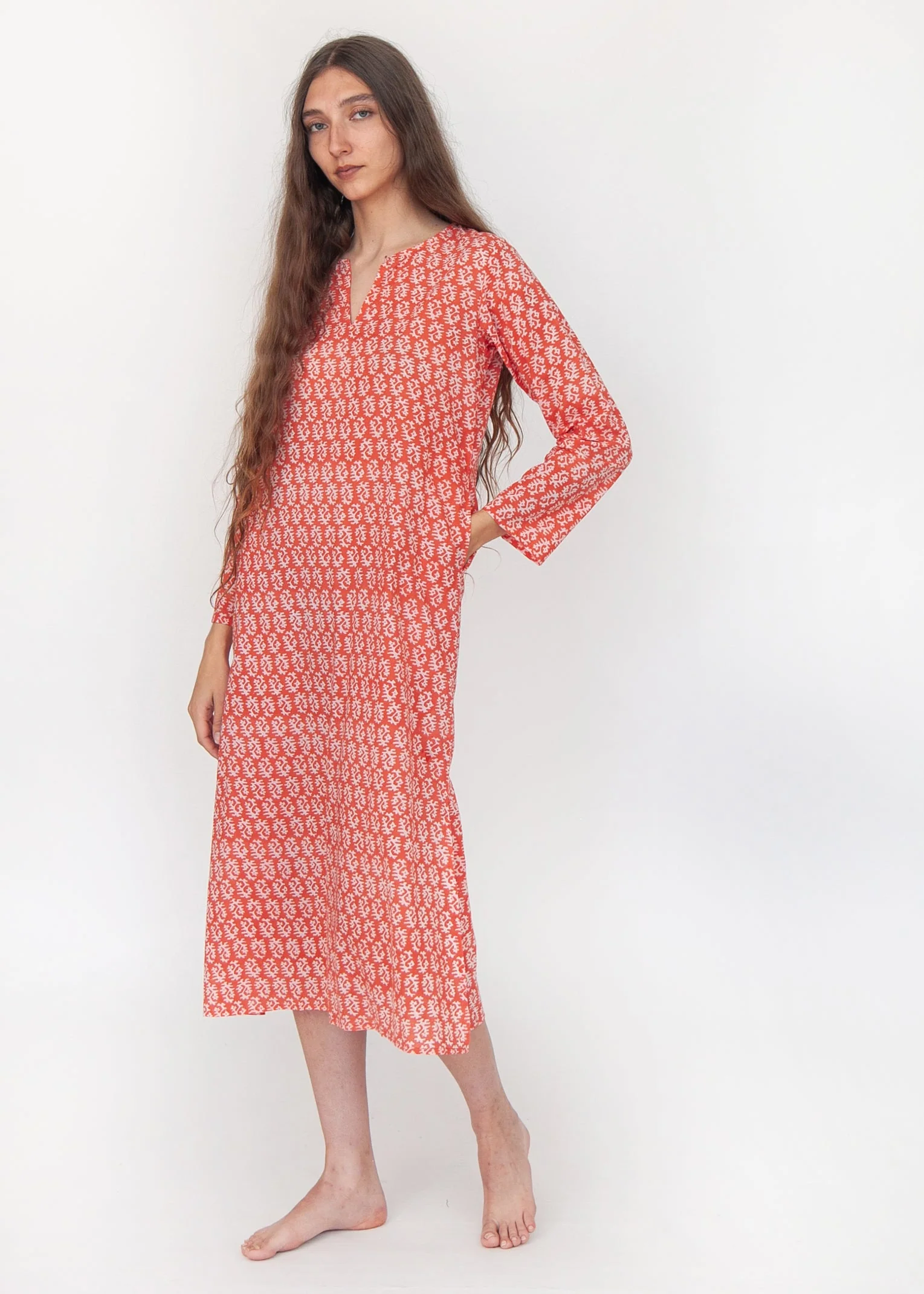Celaya Greece Kurta - Poppy - Image 3