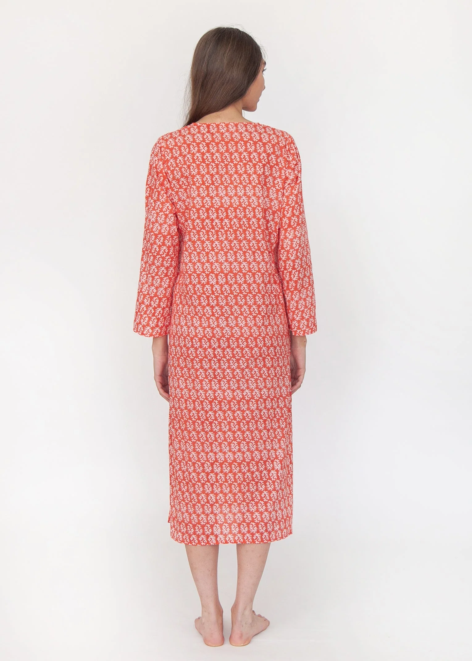 Celaya Greece Kurta - Poppy - Image 4