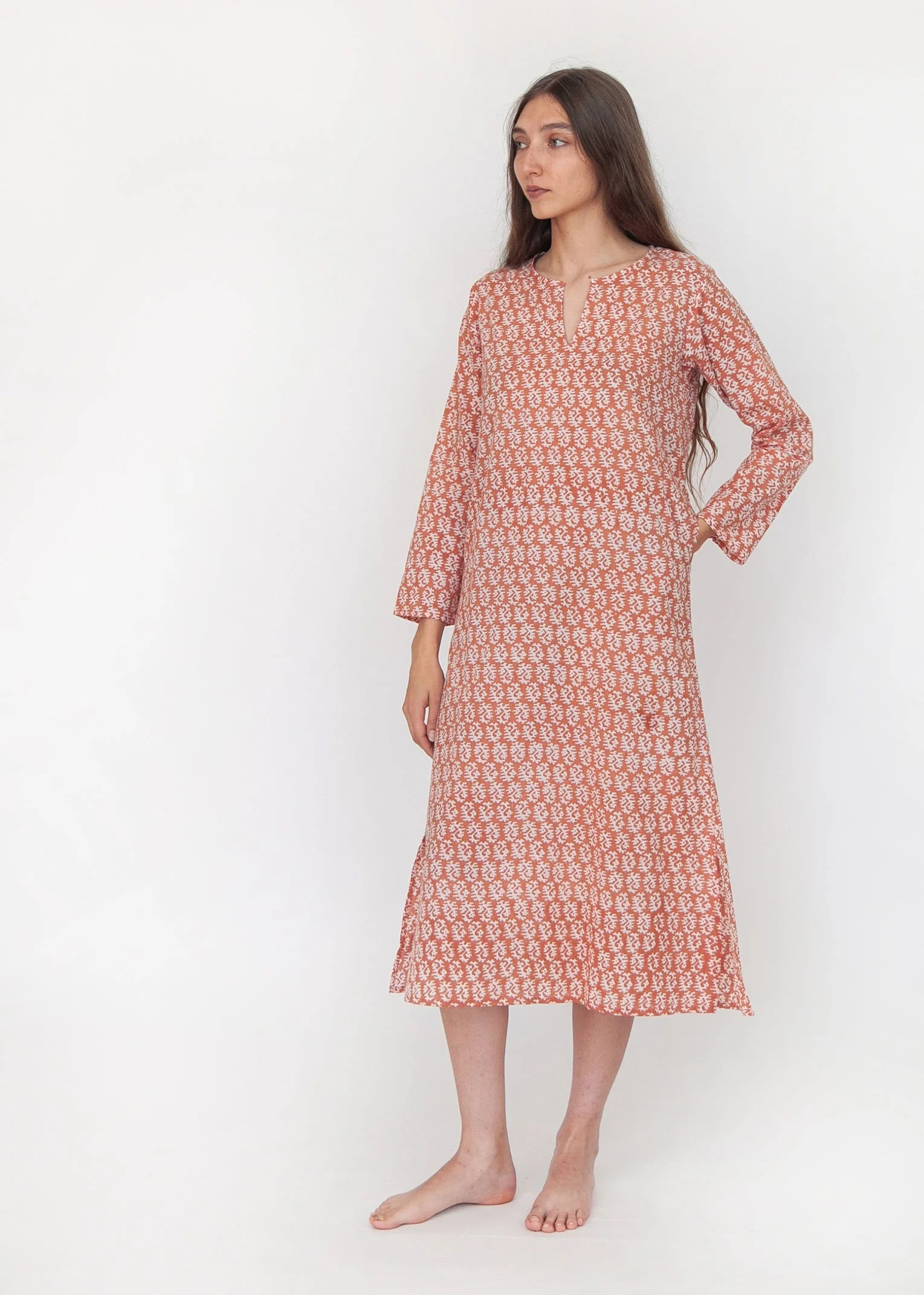 Celaya Greece Kurta - Terra - Image 2