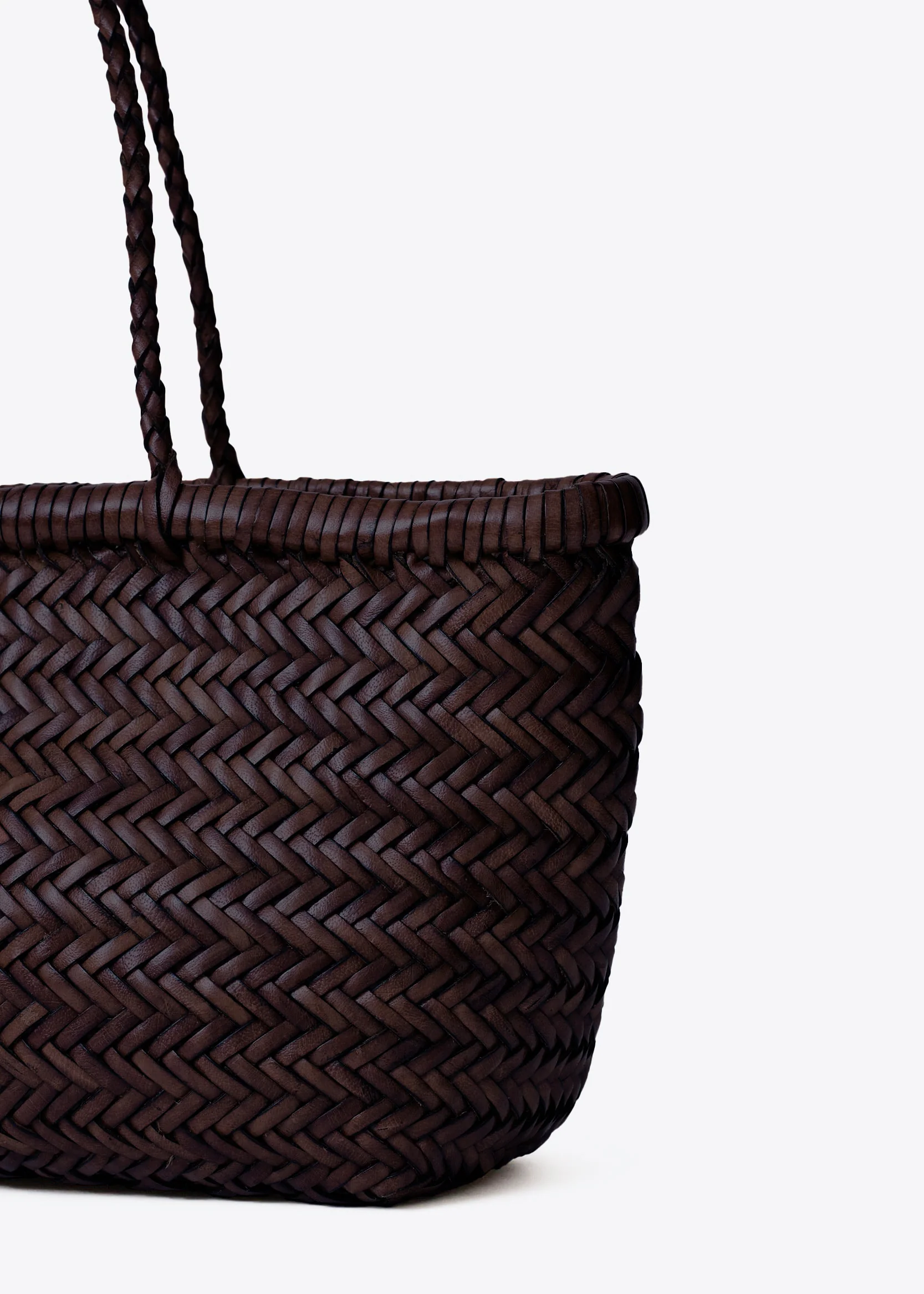 Dragon Diffusion Bamboo Triple Jump Small Bag Dark Brown - Image 4