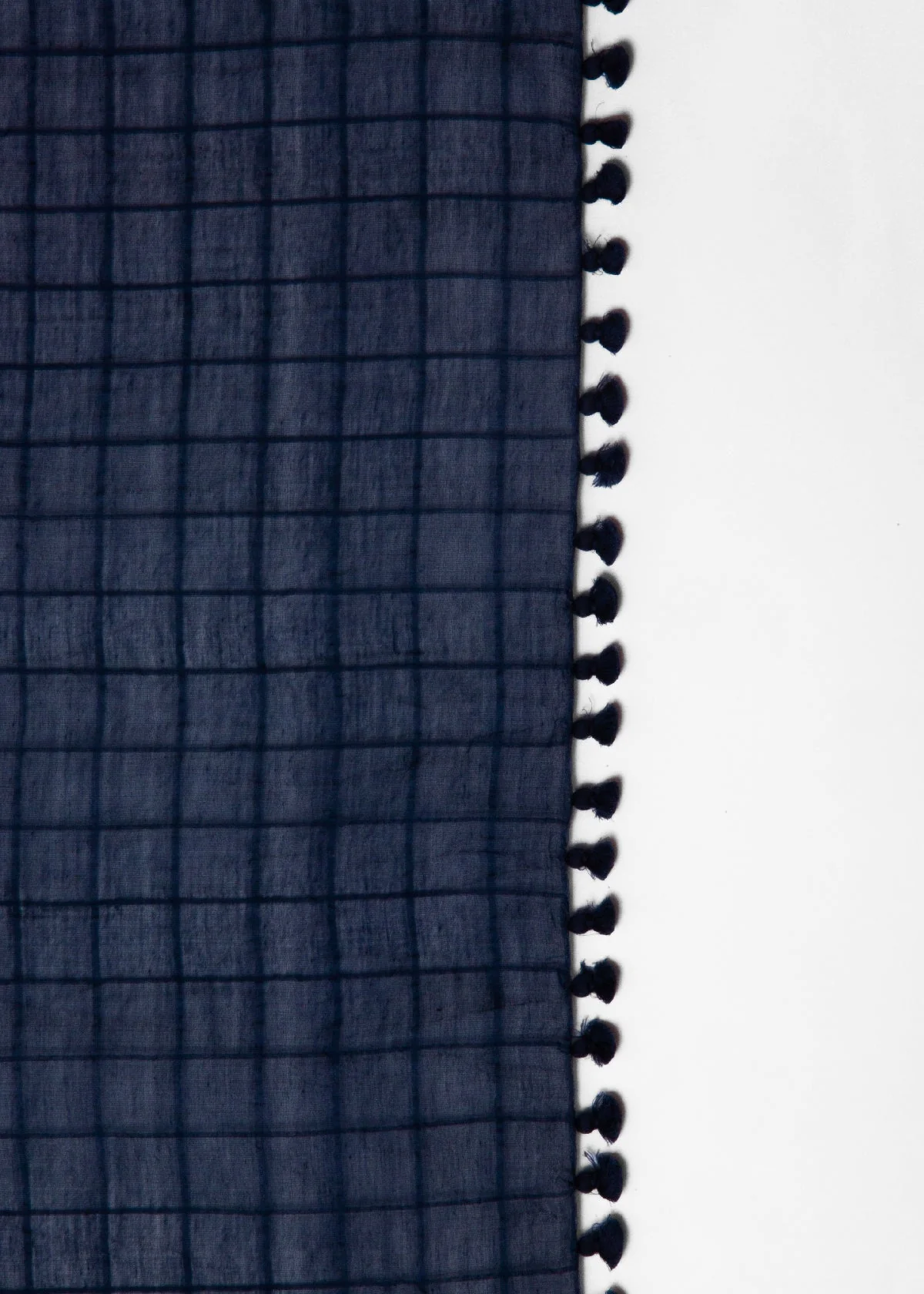 Dupatta Maira Woven Checks - Blue - Image 5