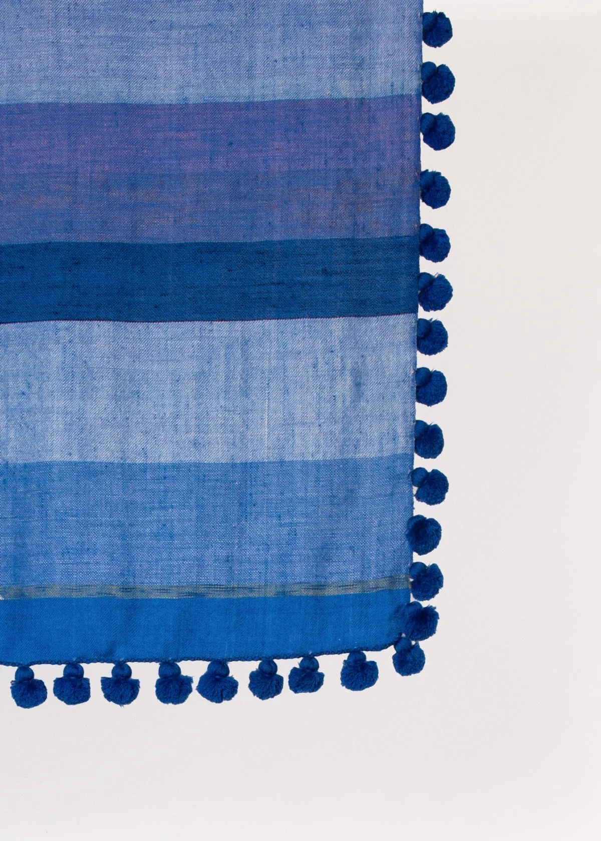 Dupatta Noor Special Shawl - Blue Stripes - Image 3