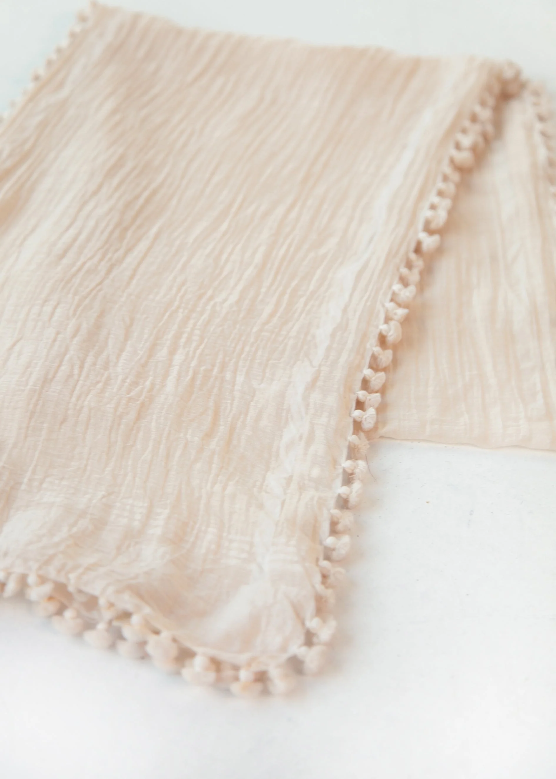 Dupatta Plain Scarf - Moon - Image 3