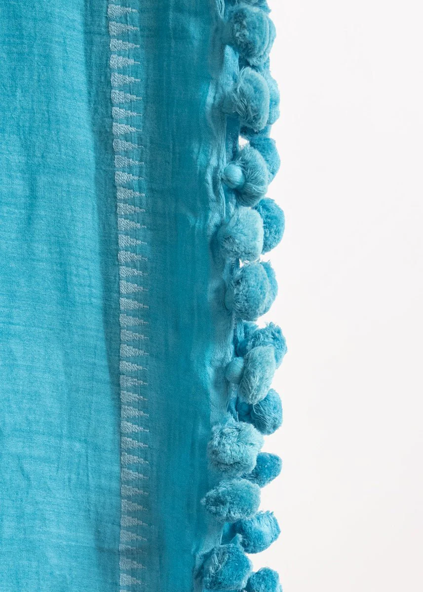 Dupatta Plain, Wave - Image 3