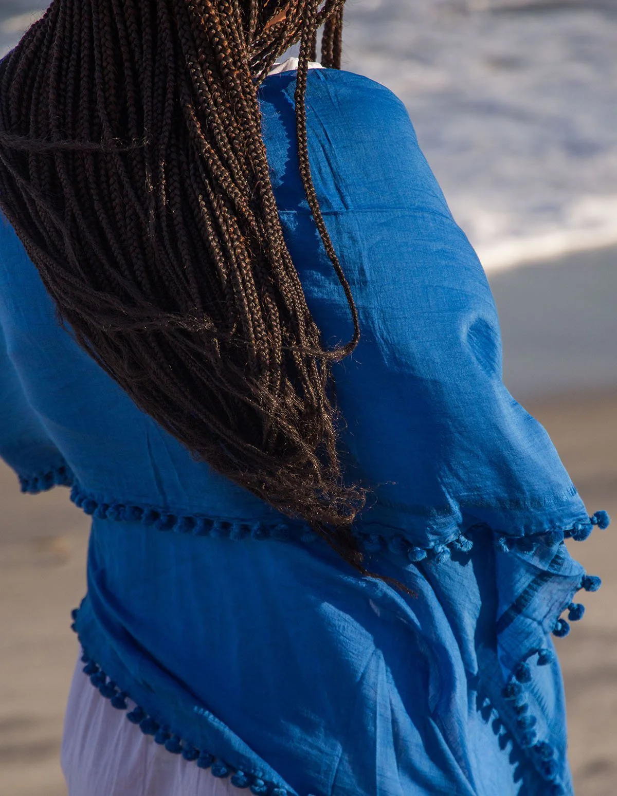Dupatta Plain Shawl, Yves - Image 3