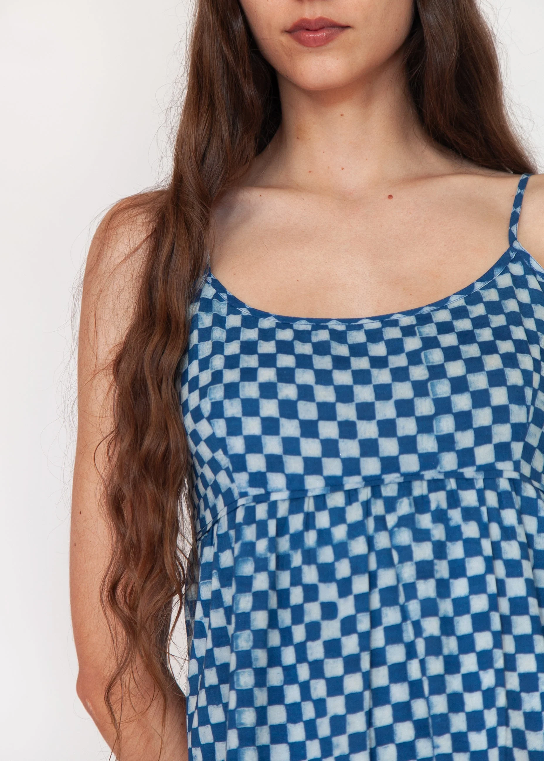 Gaia Ananta Slip Dress - Natural Indigo - Image 3