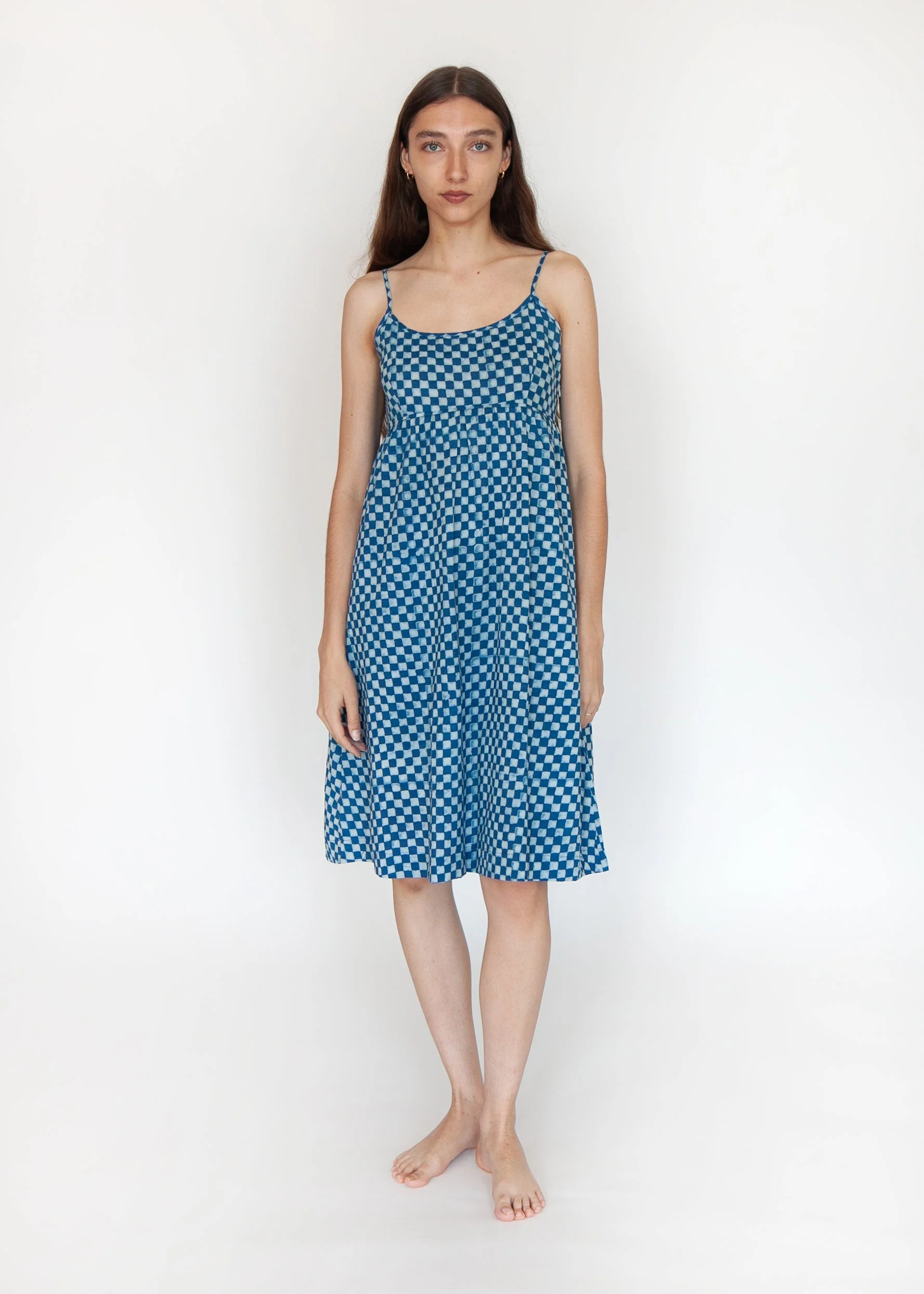 Gaia Ananta Slip Dress - Natural Indigo - Image 5