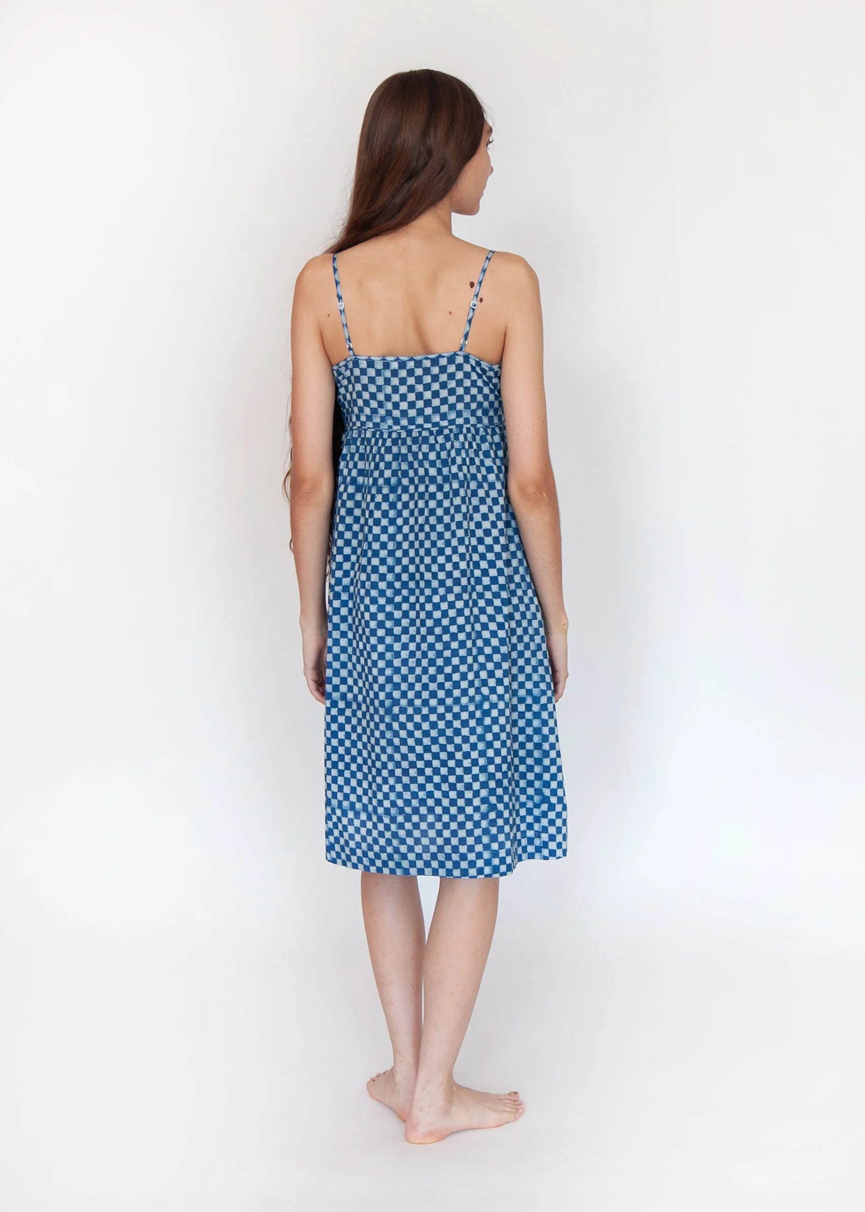 Gaia Ananta Slip Dress - Natural Indigo - Image 6