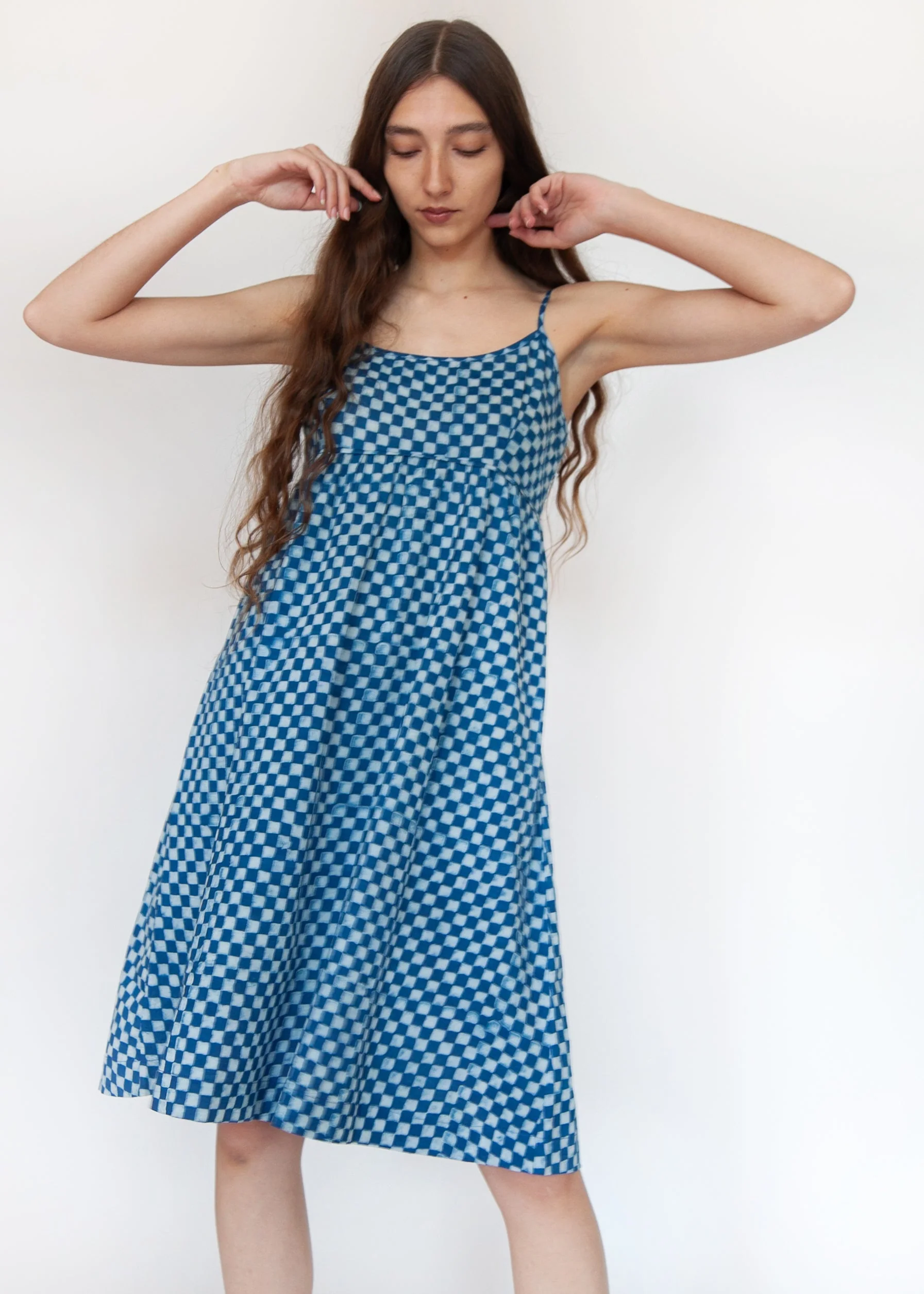 Gaia Ananta Slip Dress - Natural Indigo - Image 7