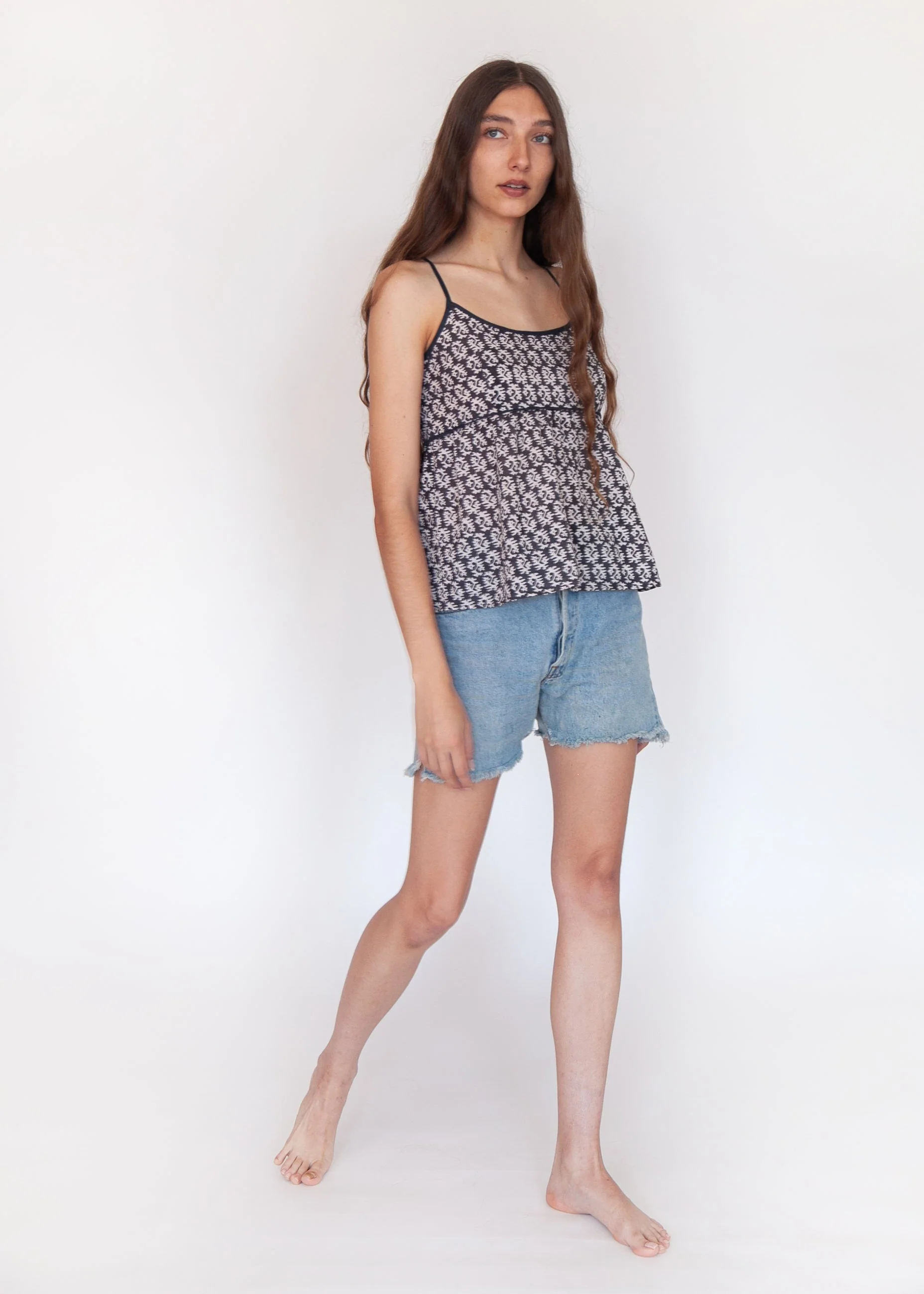Gaia Greece Camisole - Nero - Image 3