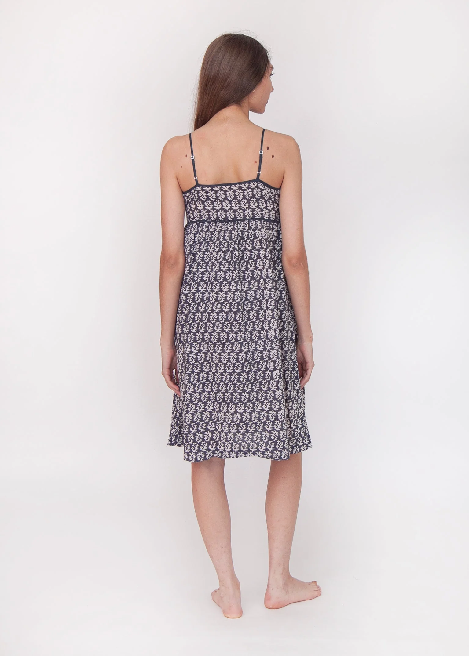 Gaia Greece Slip Dress - Nero - Image 4