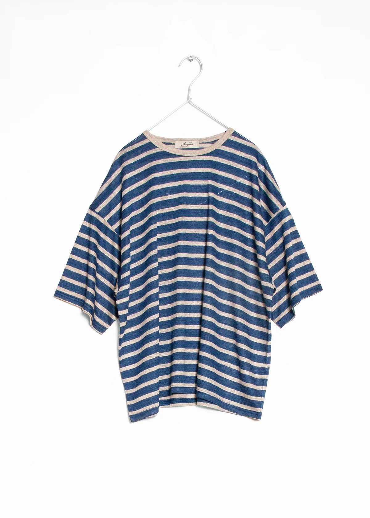 Ichi Antiquitiés Stripe Knit Pullover - Blue/Natural