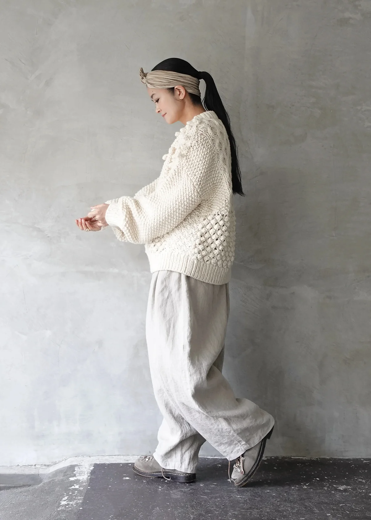 Peru Hand Knit Pullover by Ichi Antiquités - Image 3
