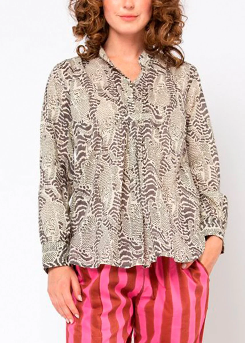 Iride Tiger Top, Grey - Image 5