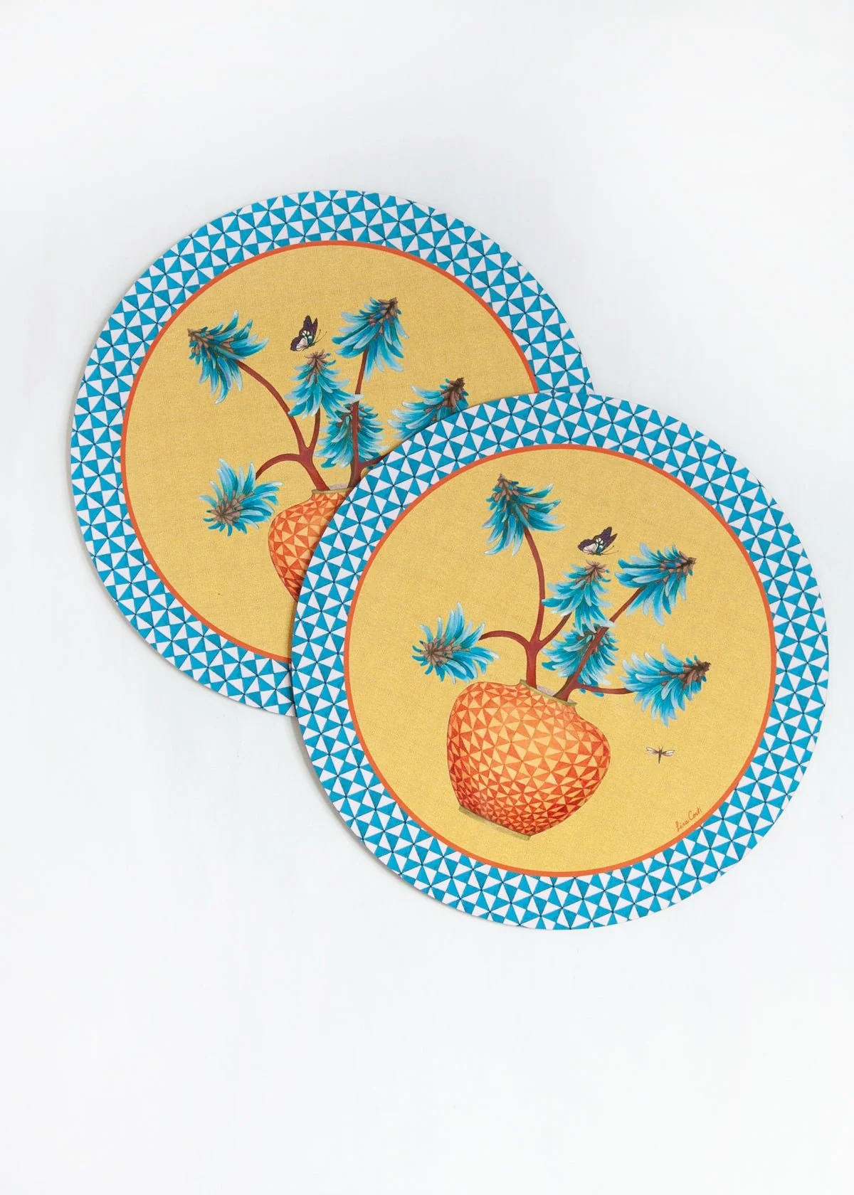 Lisa Corti Masonite Placemats Diam. 13.5" - Image 2