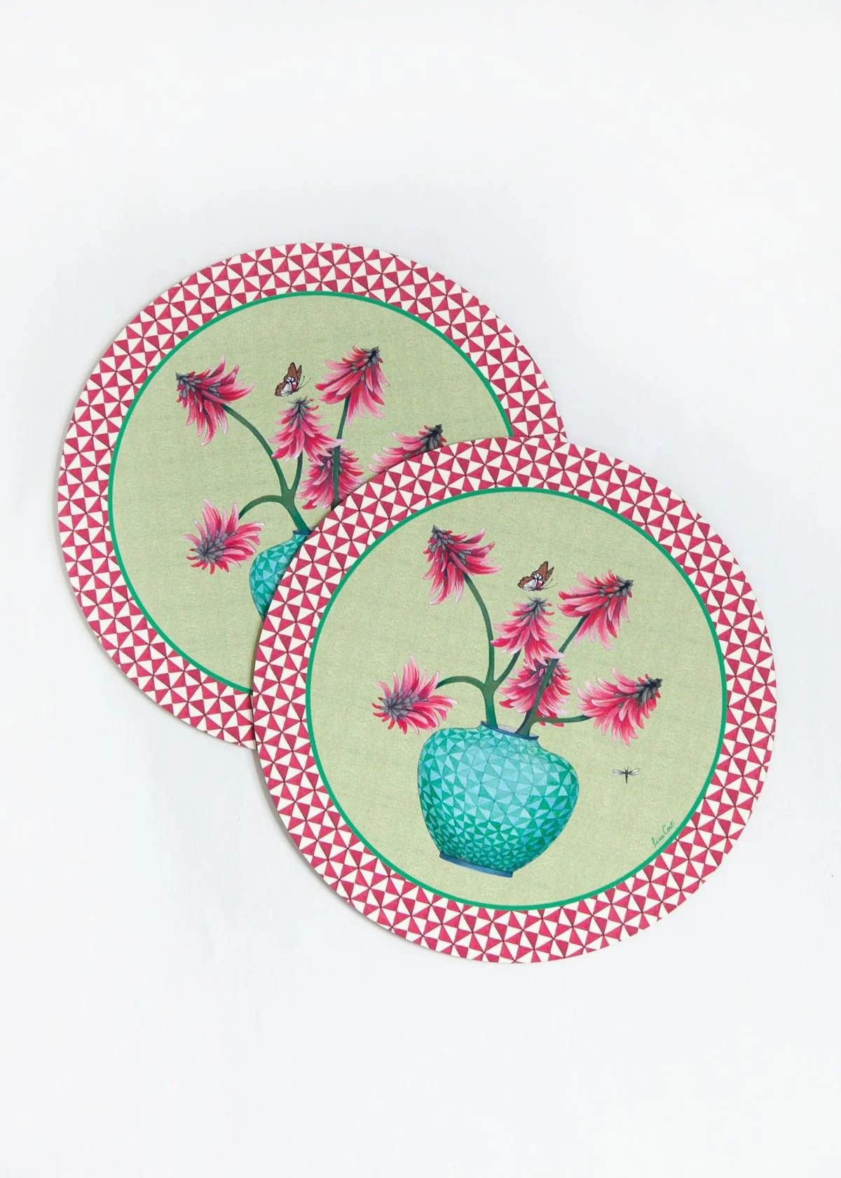 Lisa Corti Masonite Placemats Diam. 13.5" - Image 5