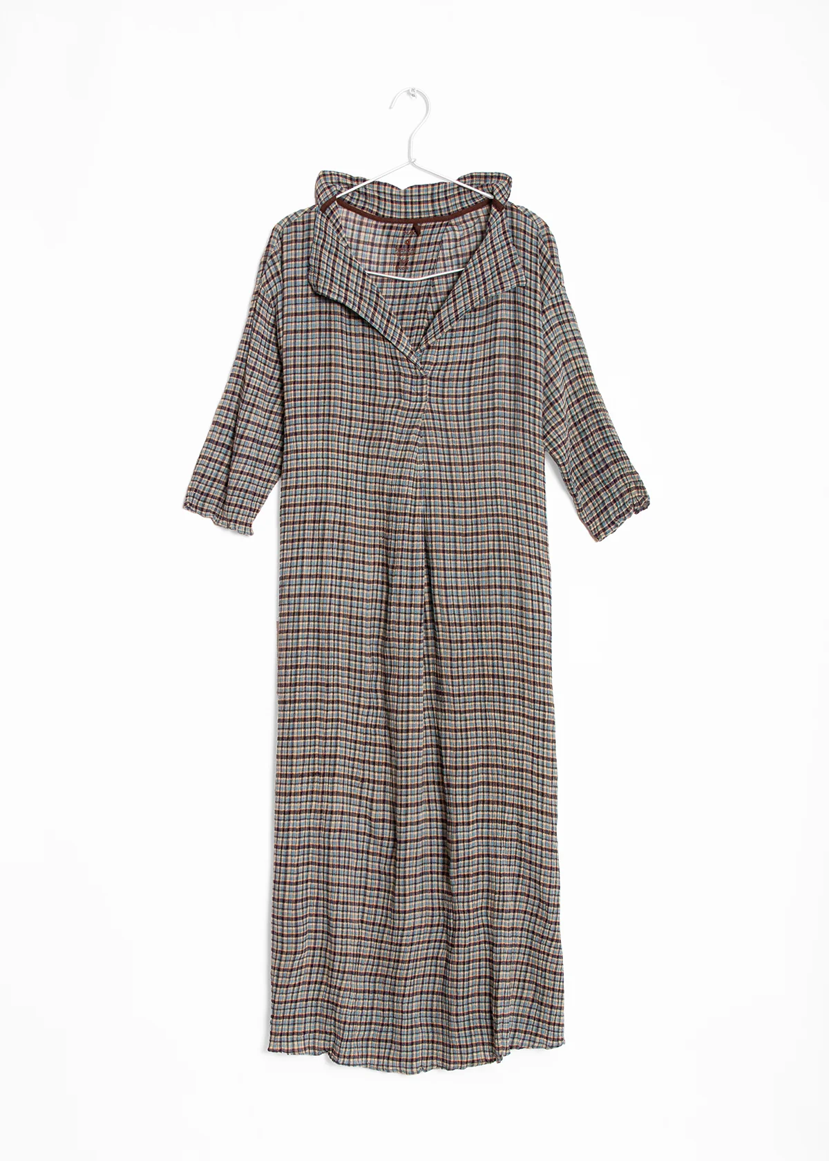 Maku Noor Dress - Blue/Brown