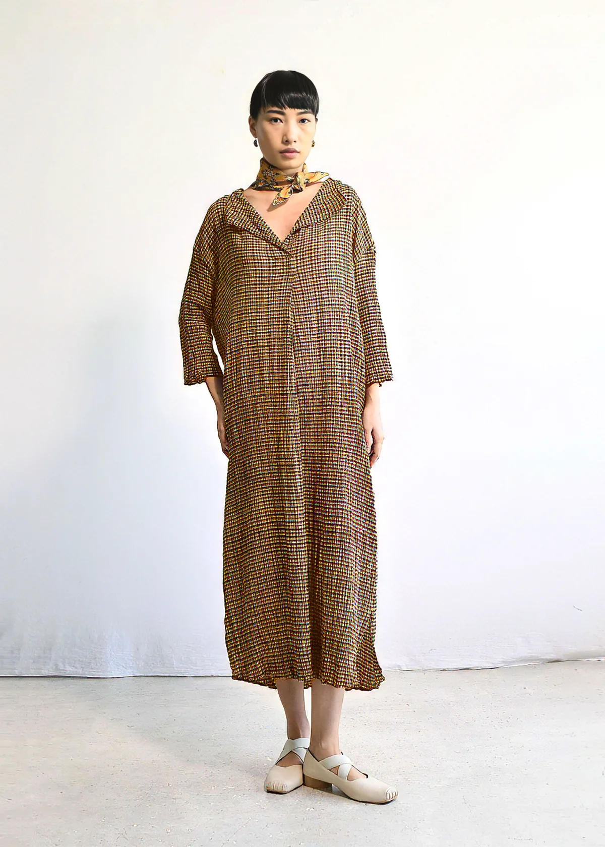 Maku Noor Dress - Brown/Beige