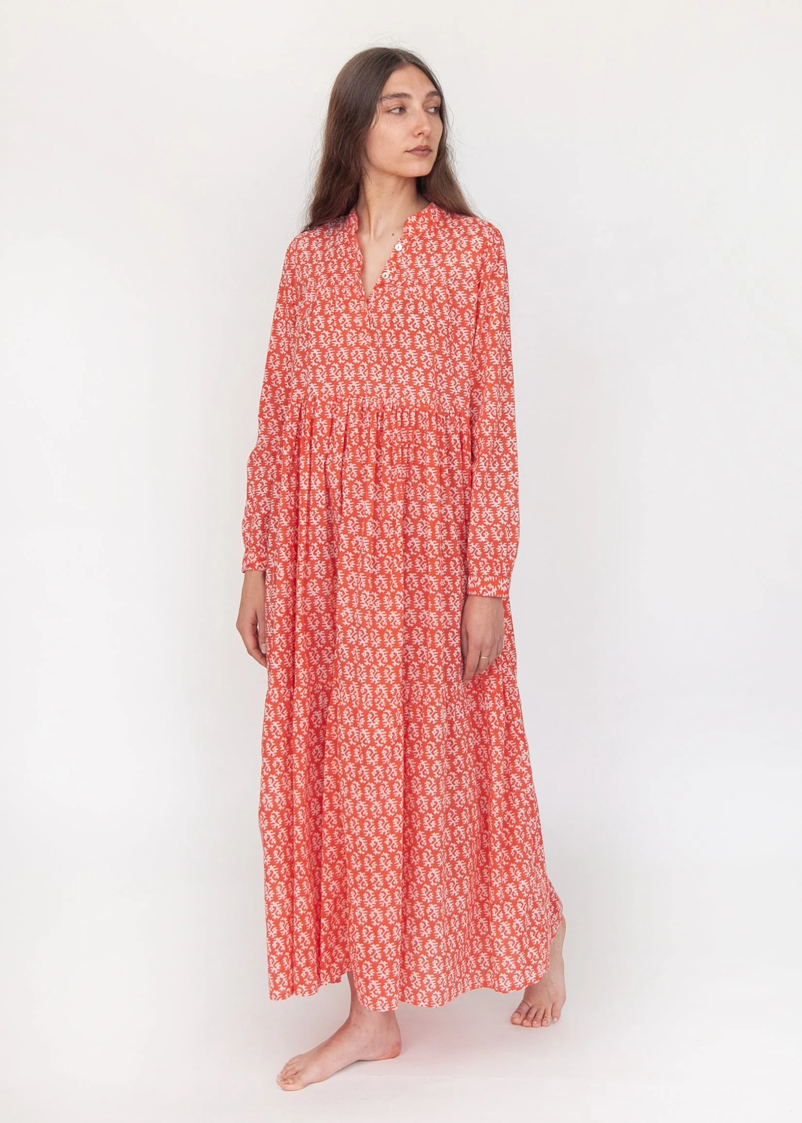 Matilde Greece Dress - Poppy