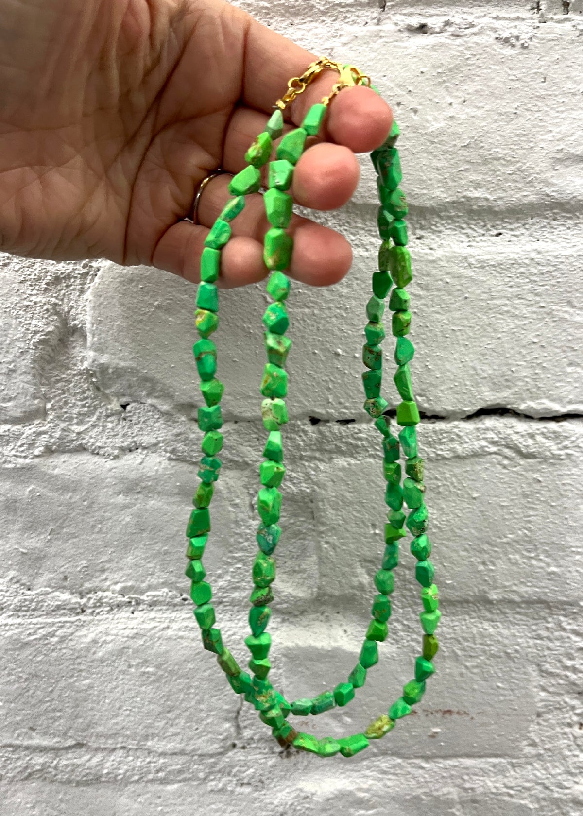 Natural Kingman Turquoise Necklace - Image 3