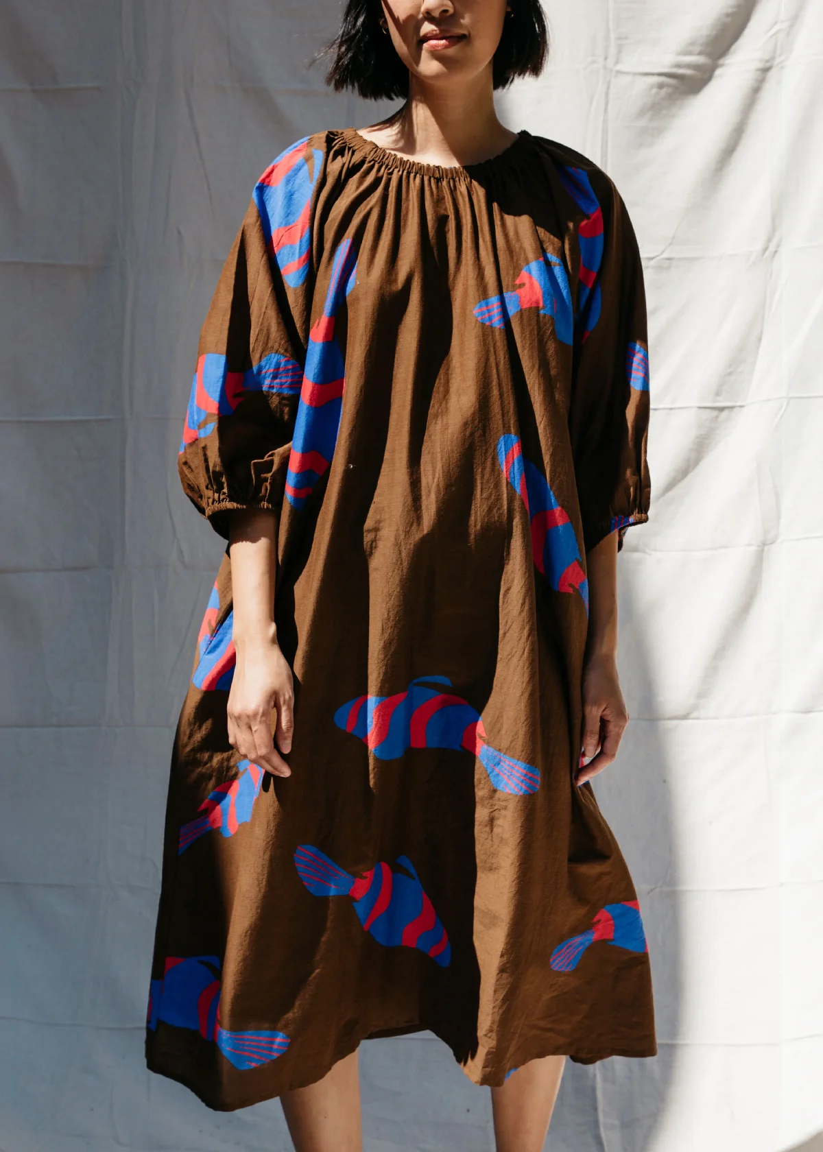 Nikki Chasin Ballad Fish Dress - Chocolate