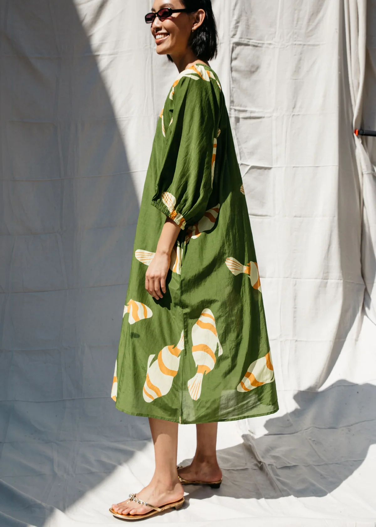 Nikki Chasin Ballad Fish Dress - Green - Image 2