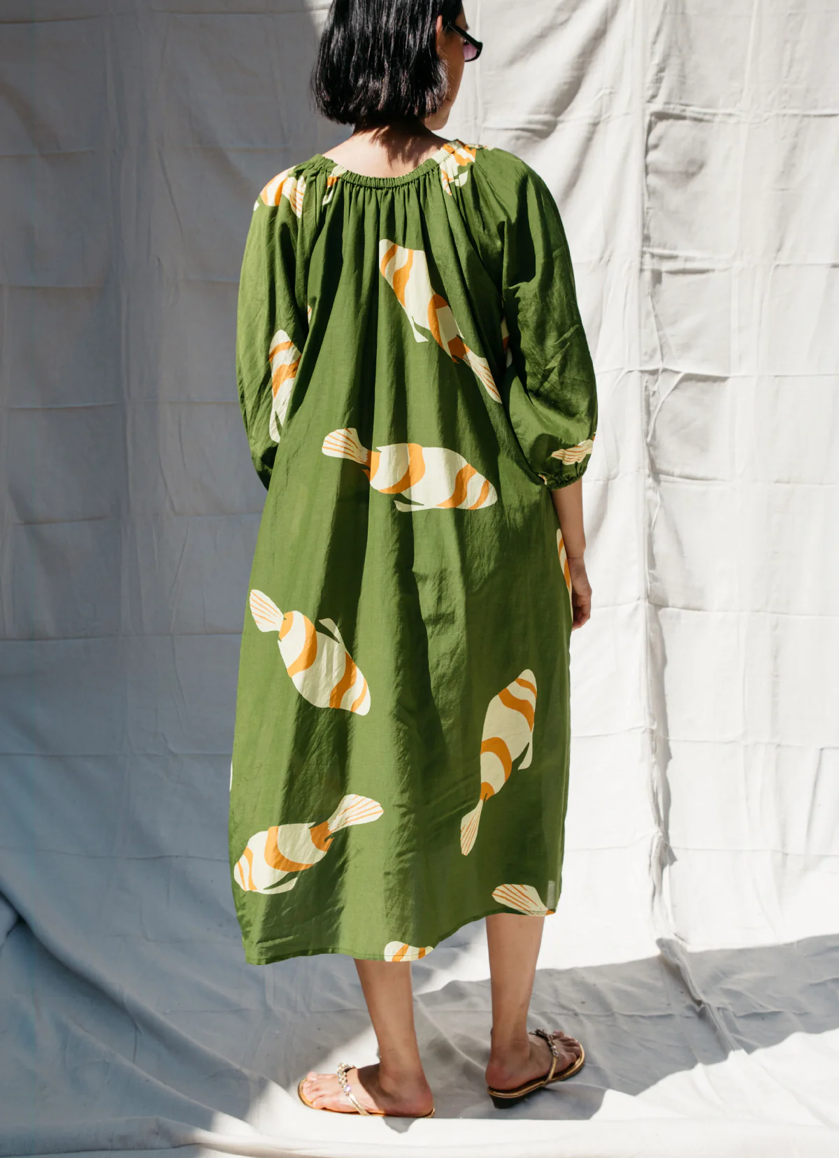 Nikki Chasin Ballad Fish Dress - Green - Image 3