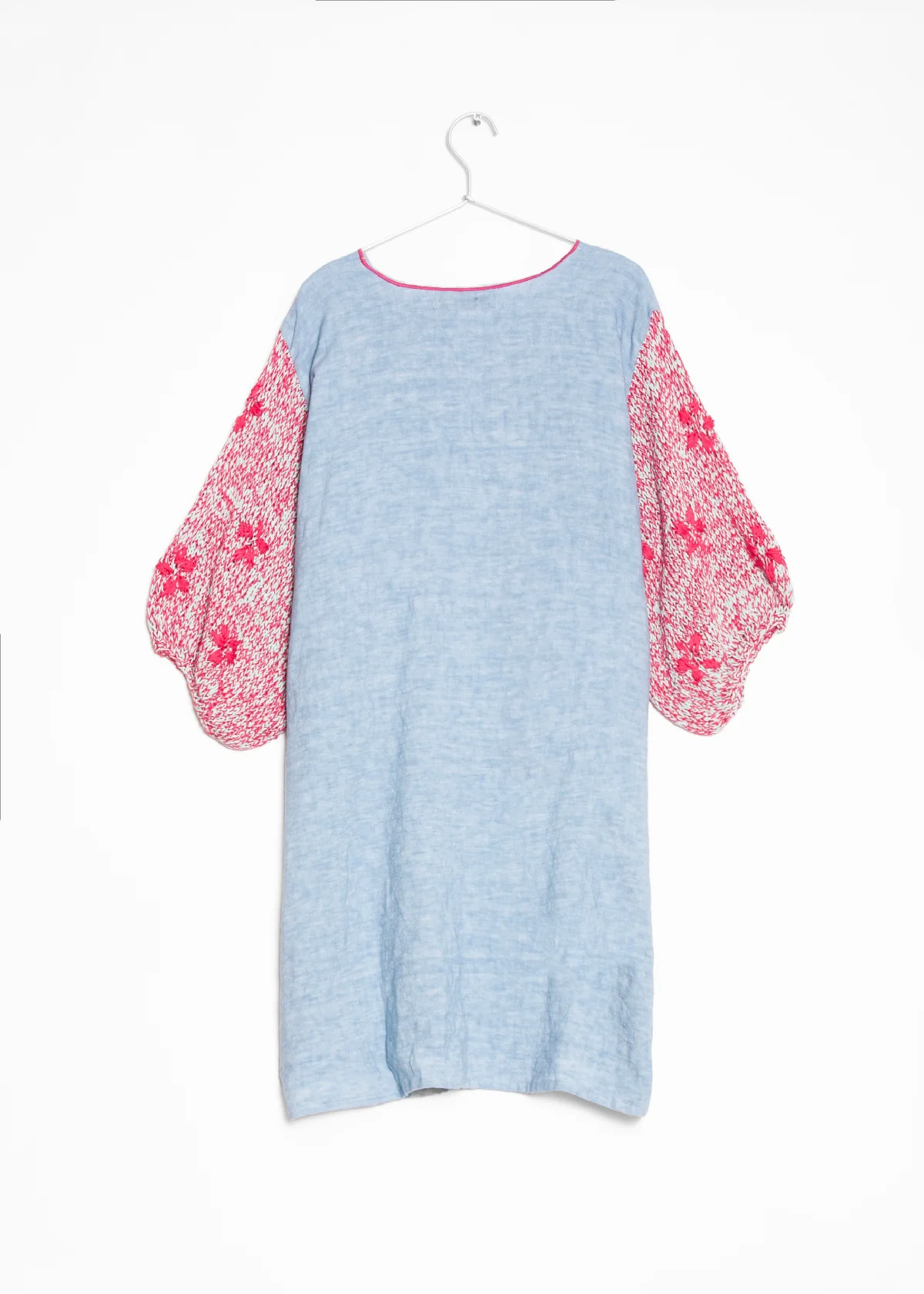 Nina Leuca Carolina Short Dress -Light Blue - Image 2