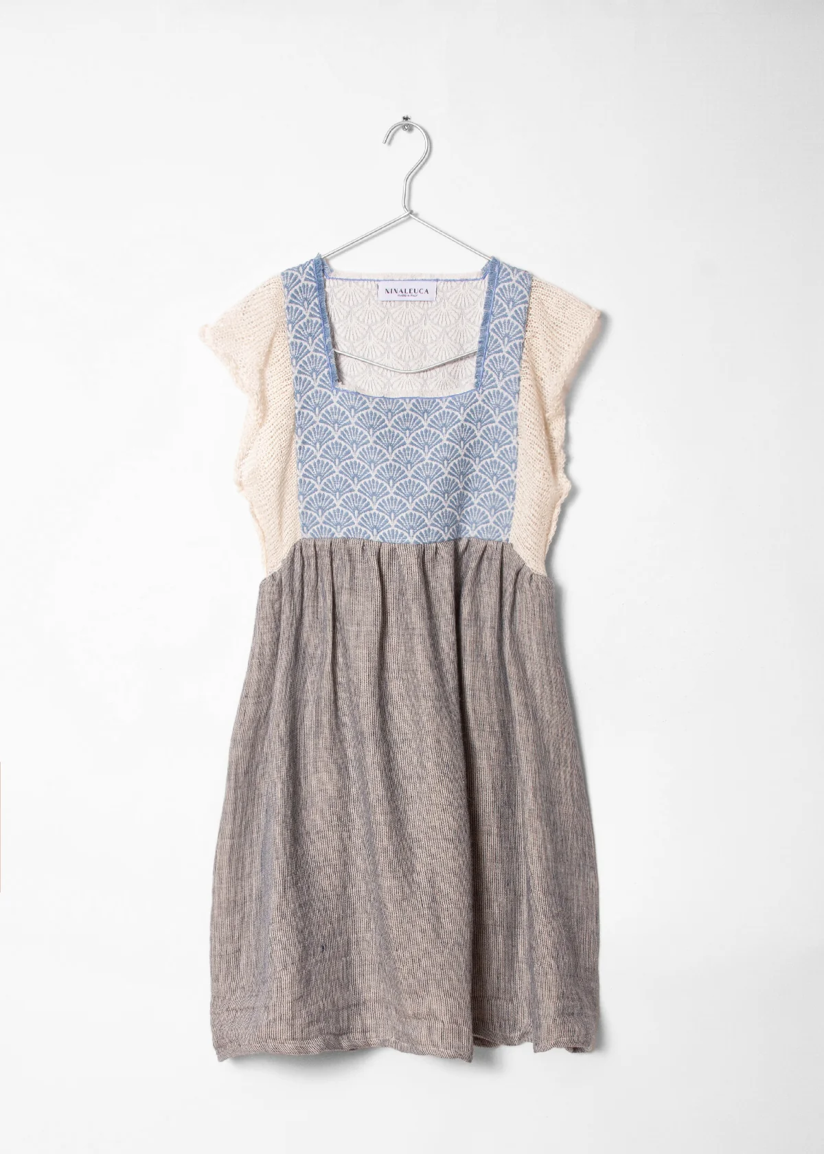 Nina Leuca Jilly Knitted Short Dress - Blue