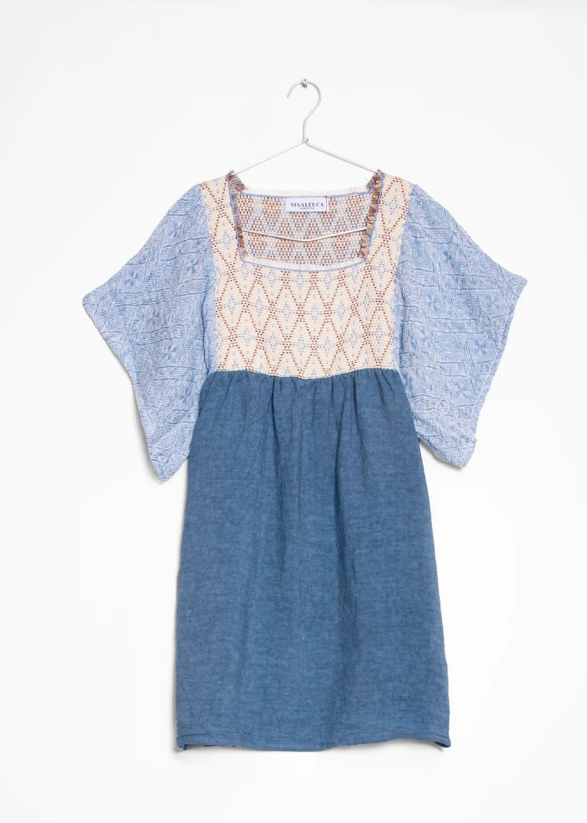 Nina Leuca Laura Short Dress - Blue