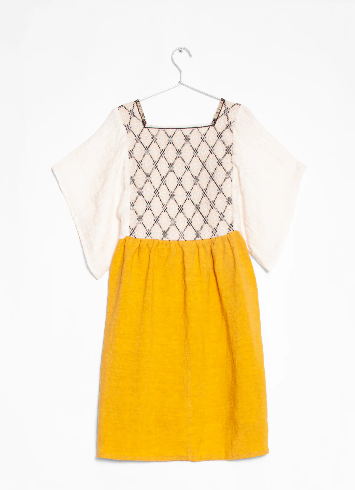 Nina Leuca Laura Short Dress - Ocra - Image 2