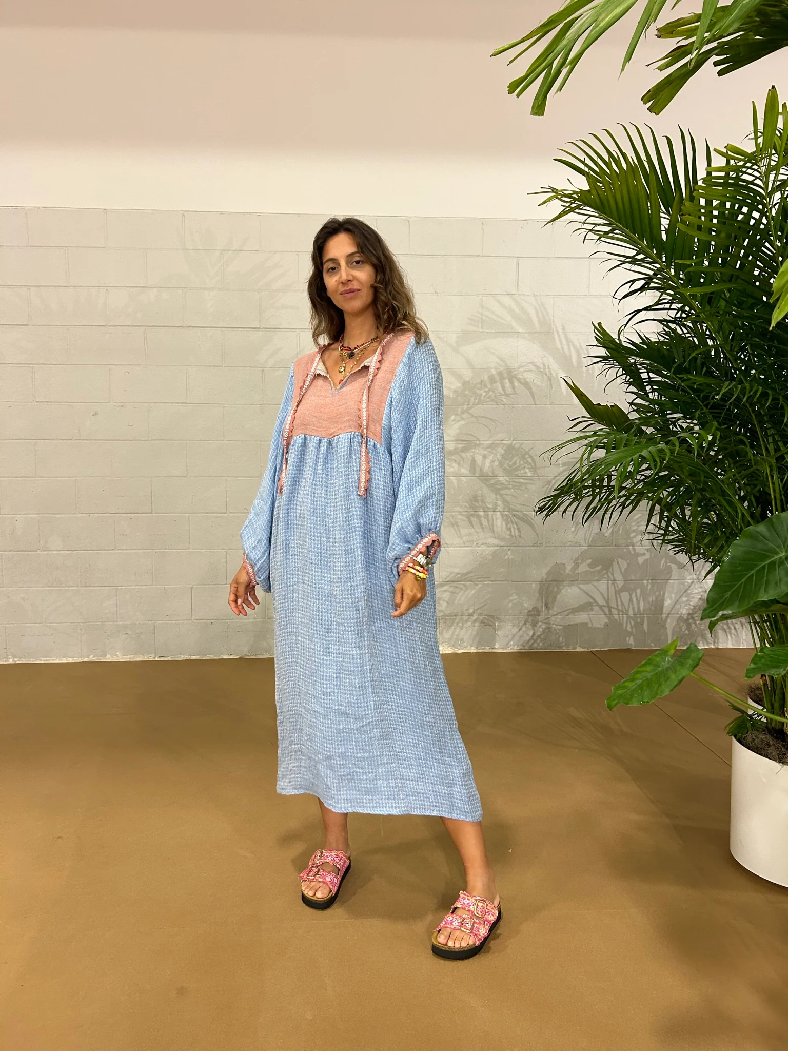 Nina Leuca Zefiro Long Dress - Blue - Image 5