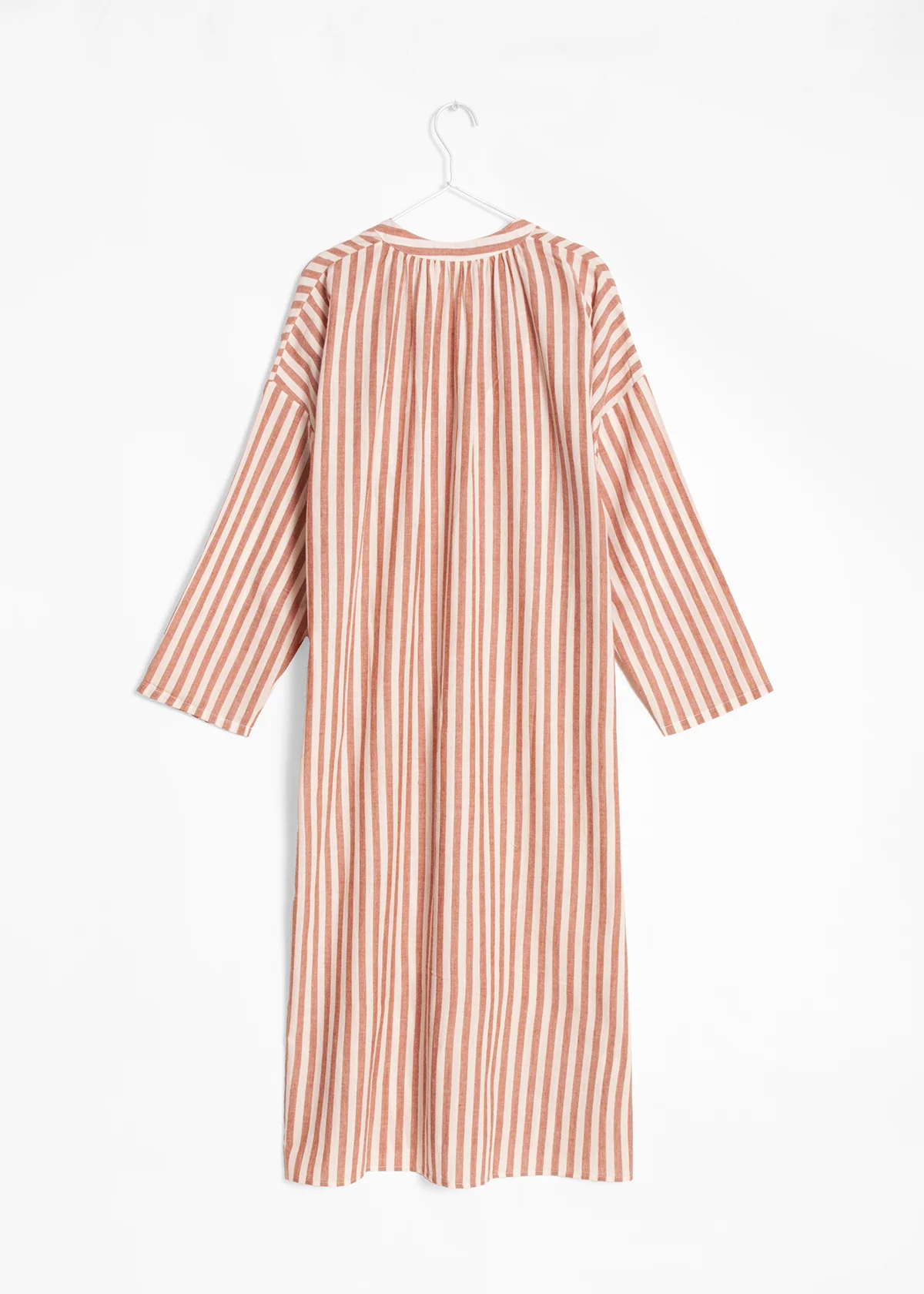 Pocket Caftan - Terracotta Stripe by Two - Image 4