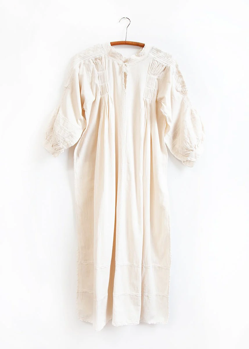 Sirena Dress Long Sleeves - Natural on Natural