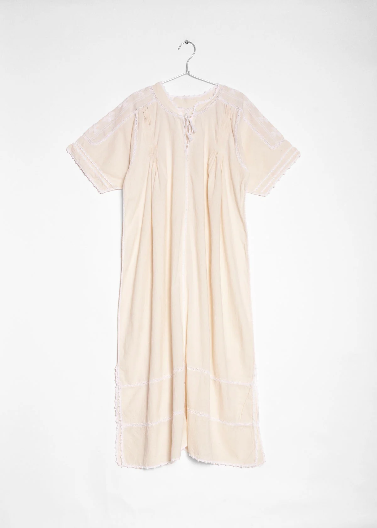 Sirena Dress Short Sleeves - Natural on Natural
