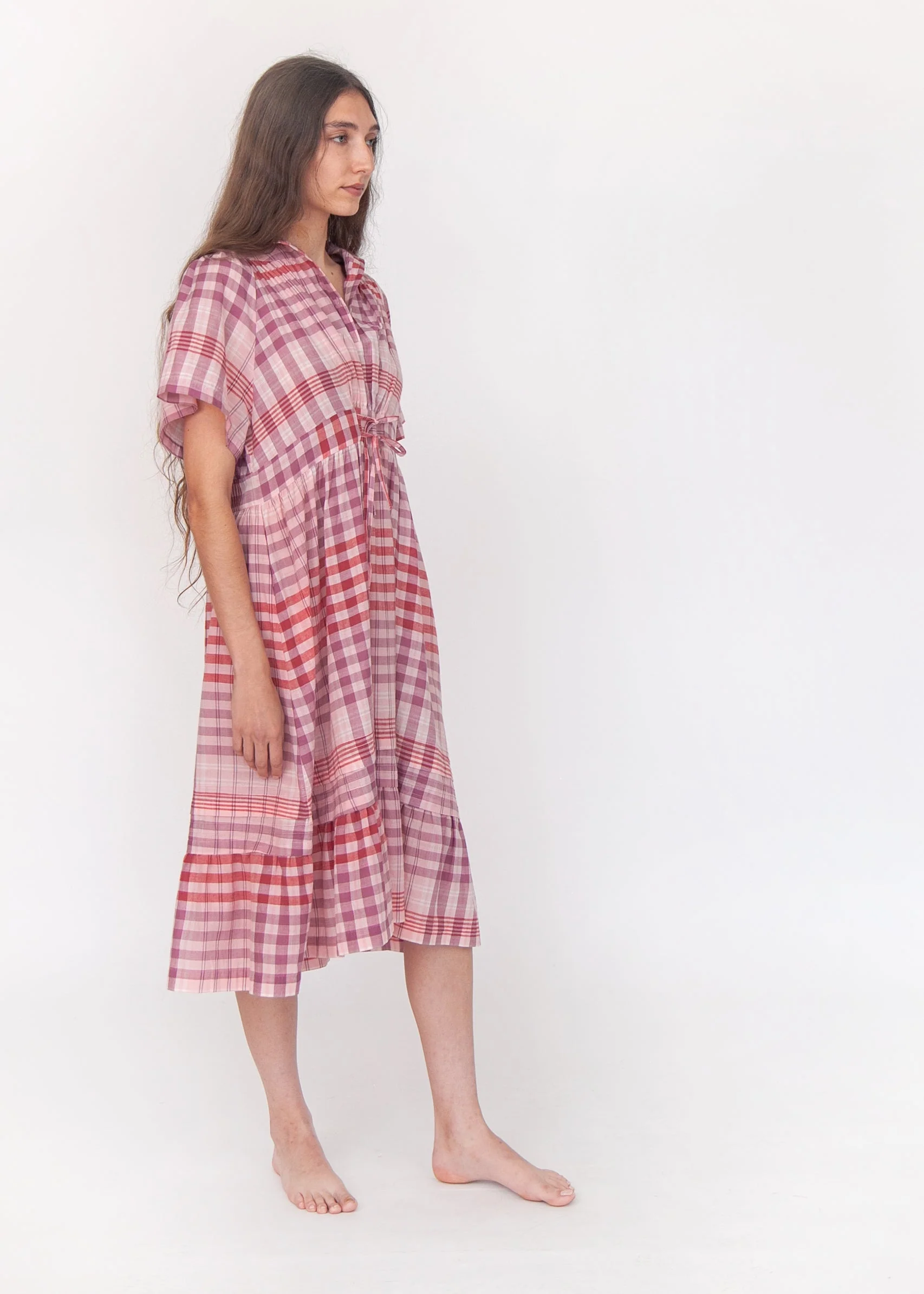 Theresa Check Dress - Rosa - Image 4