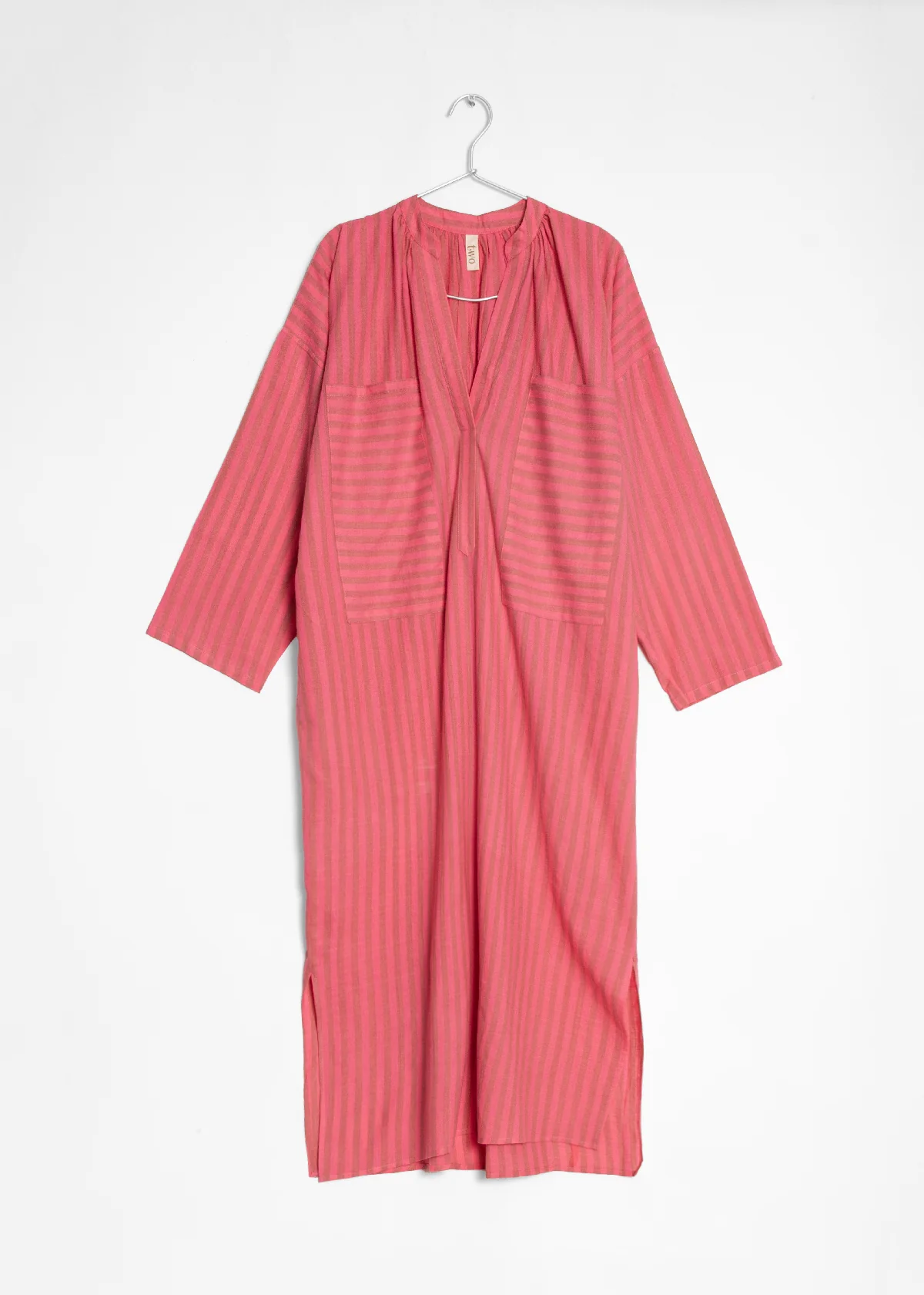 Pocket Caftan - Pink Stripe by Two