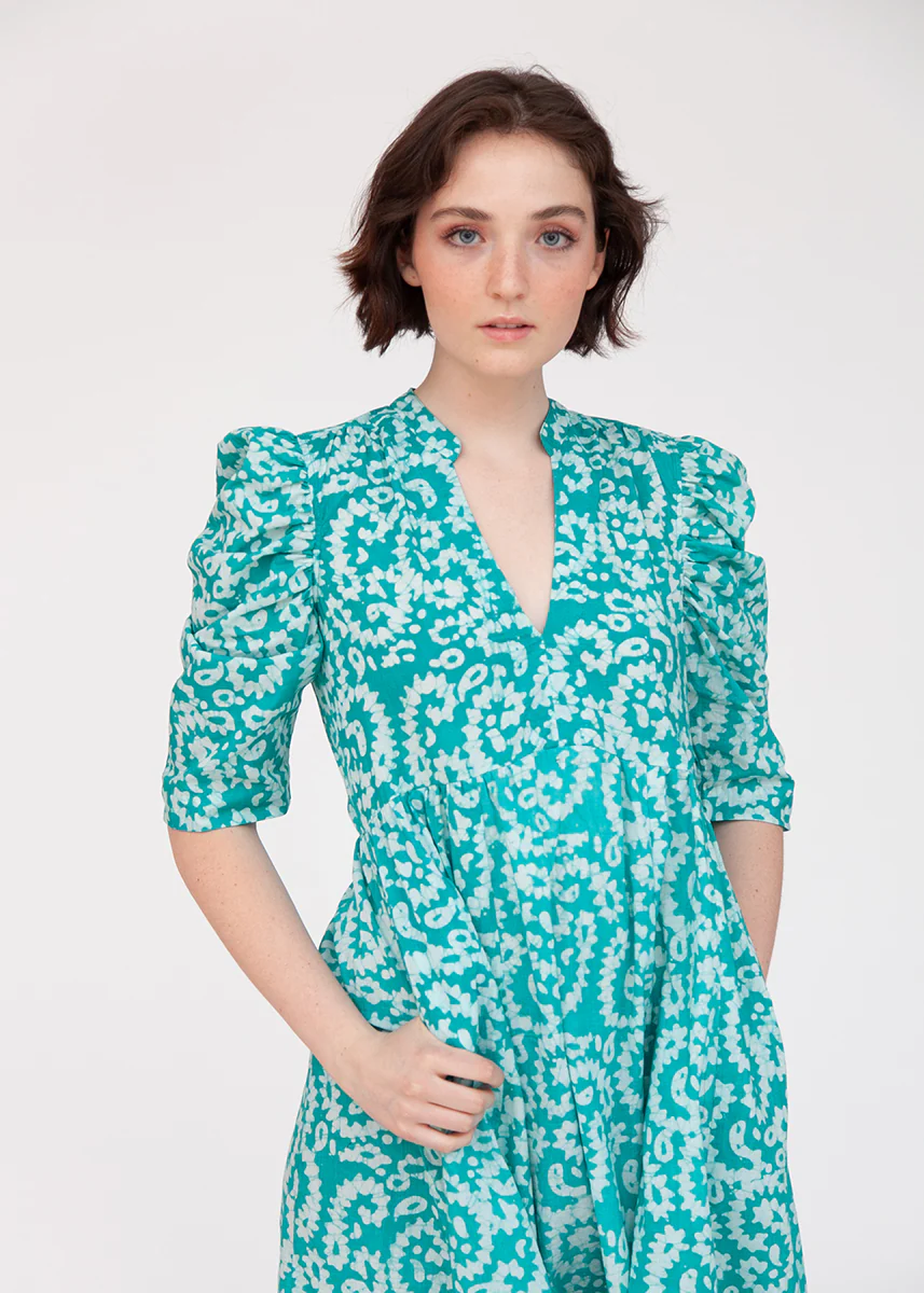Vayu Nandini Dress - Teal - Image 3