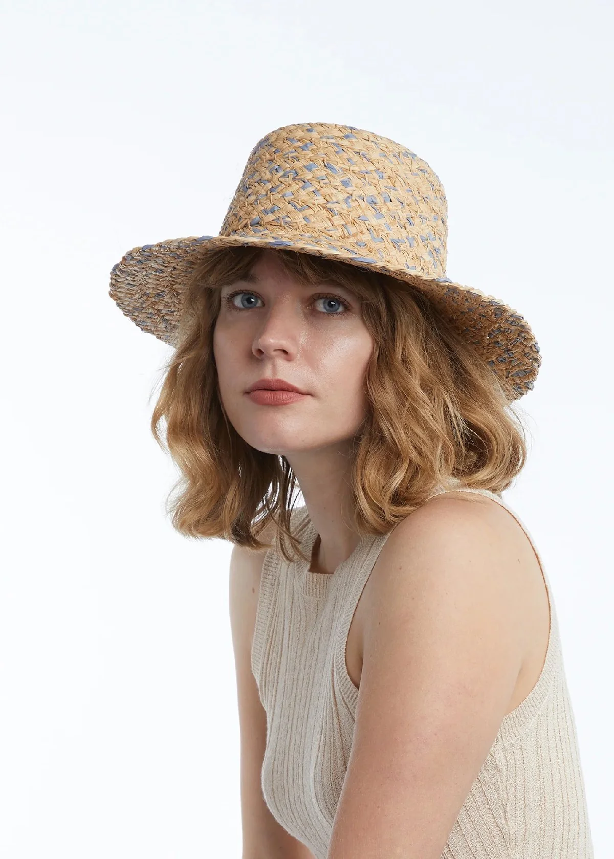 Wyeth Lark Bucket Hat - Blue - Image 3