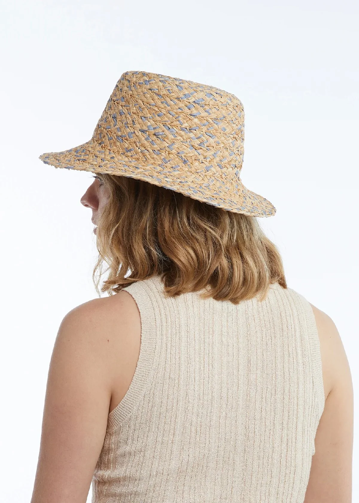 Wyeth Lark Bucket Hat - Blue - Image 4