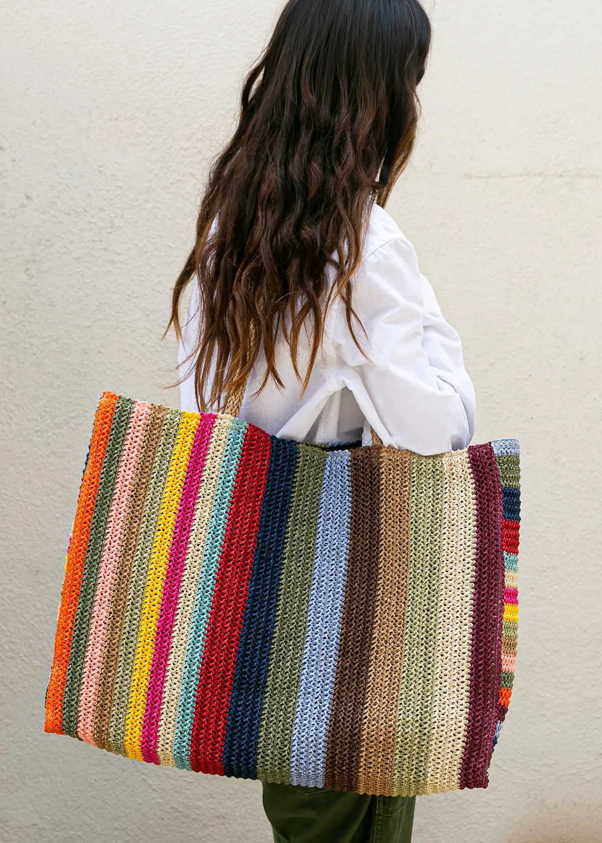 Wyeth Monterey Paper Straw Tote Bag - Multi - Image 2