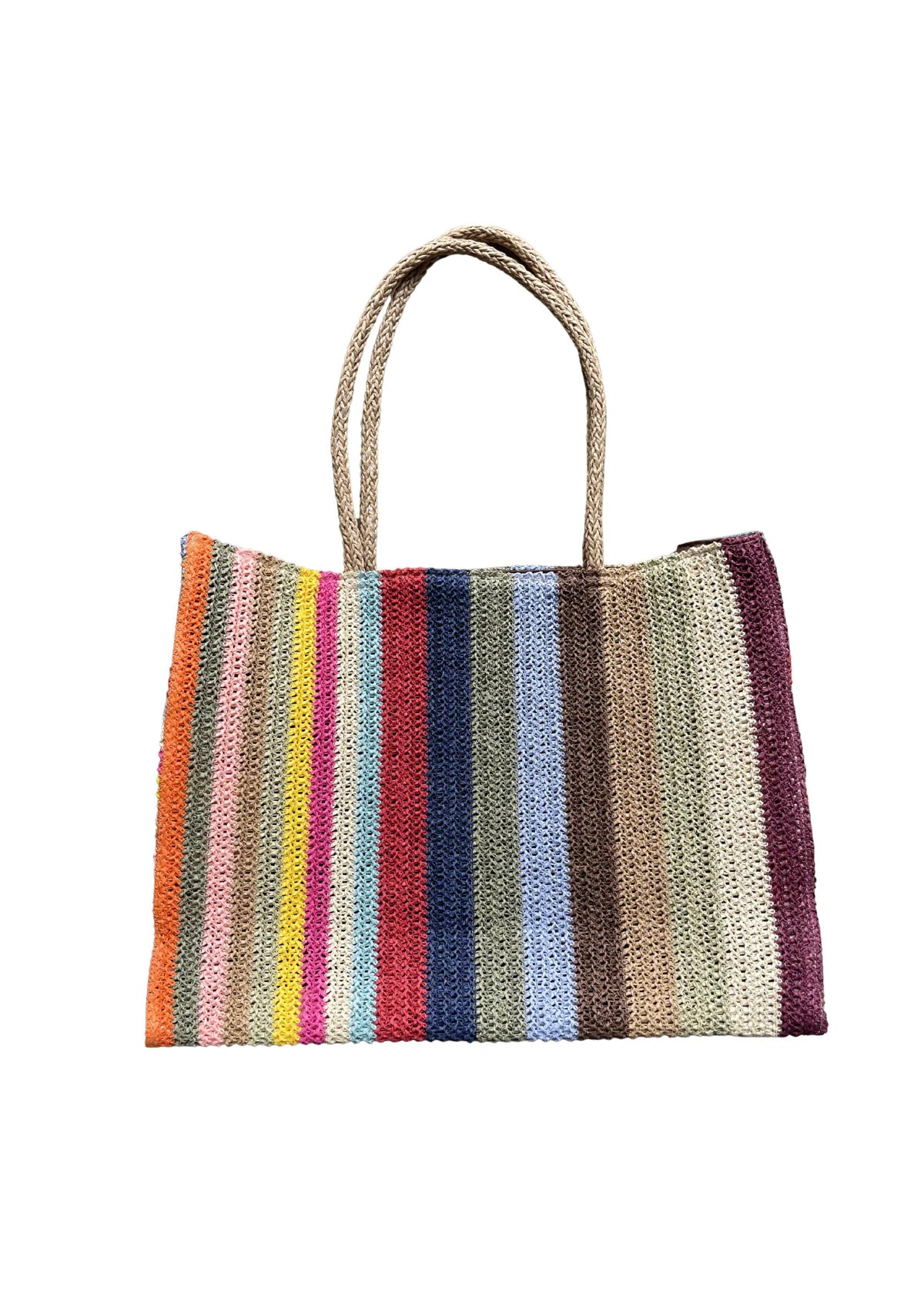 Wyeth Monterey Paper Straw Tote Bag - Multi - Image 4